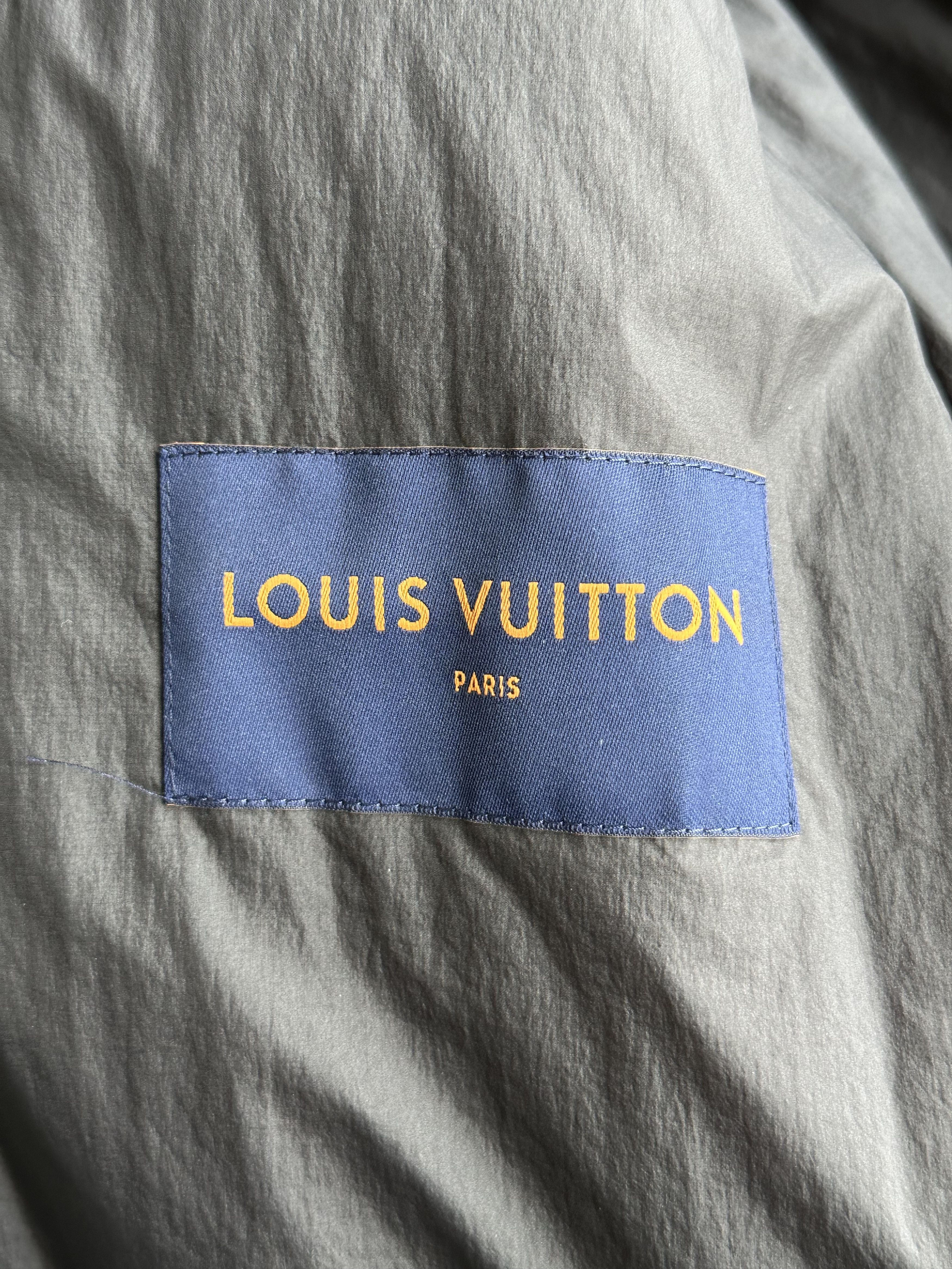 Louis Vuitton Louis Vuitton Grey & Black Flower Monogram Quilted Jacket Size US M / EU 48-50 / 2 - 3 Thumbnail