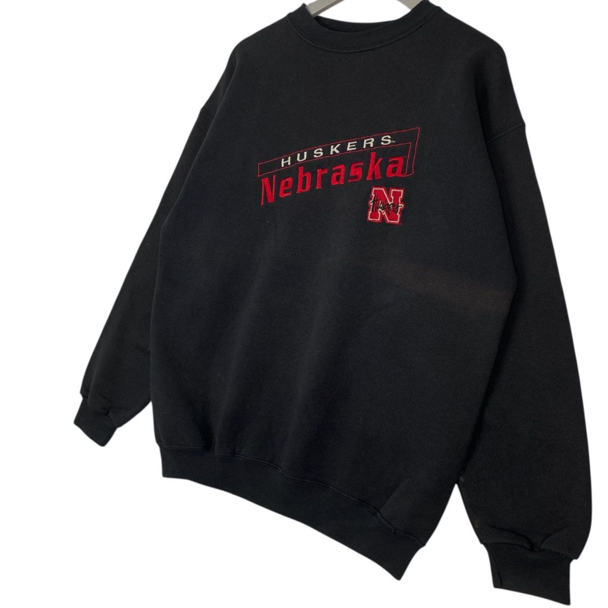Other Vintage 90s Nebraska Huskers Sweatshirt Crewneck Logo Black Size US L / EU 52-54 / 3 - 2 Thumbnail