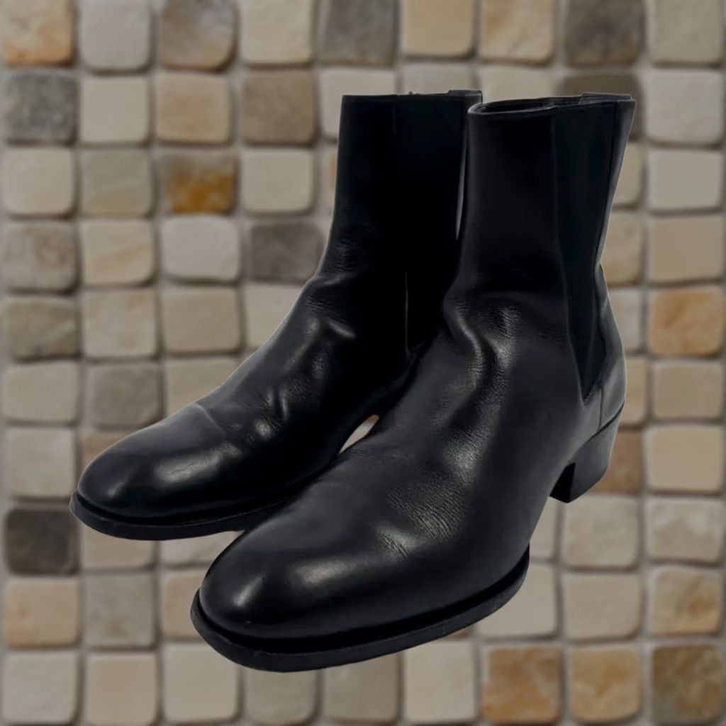 Tom Ford Tom Ford Chelsea Boots Mens Leather Black Size 10.5M Made In Italy Size US 11 / EU 44 - 1 Thumbnail