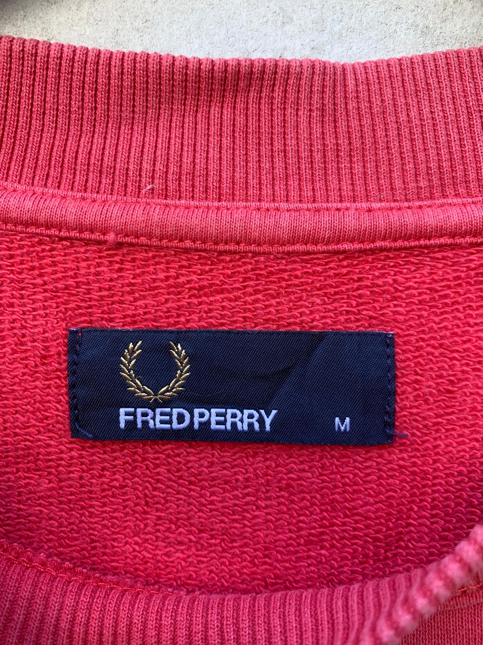 Fred Perry × Vintage Vintage Fred Ferry Red Sweatshirt Size US M / EU 48-50 / 2 - 6 Thumbnail