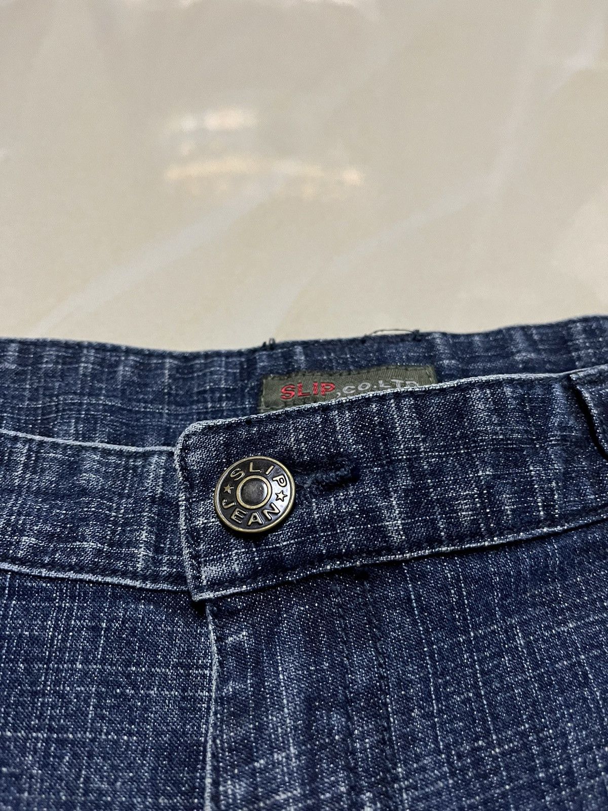 Tornado Mart Flare Jeans Slip jean drawstring pocket low rise bootcut Size US 31 - 7 Thumbnail