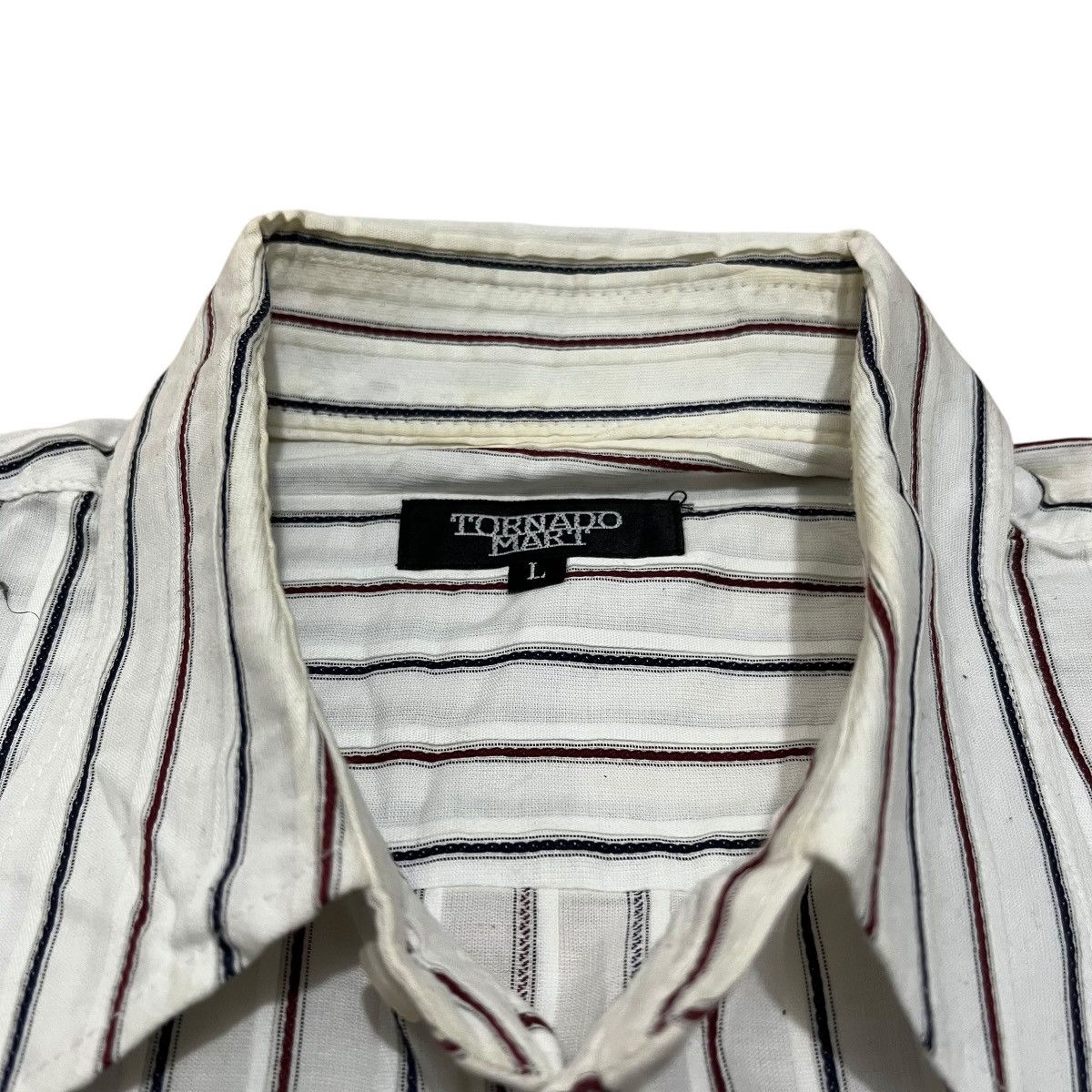 Tornado Mart Tornado Mart Stripe Shirt Size US M / EU 48-50 / 2 - 3 Thumbnail