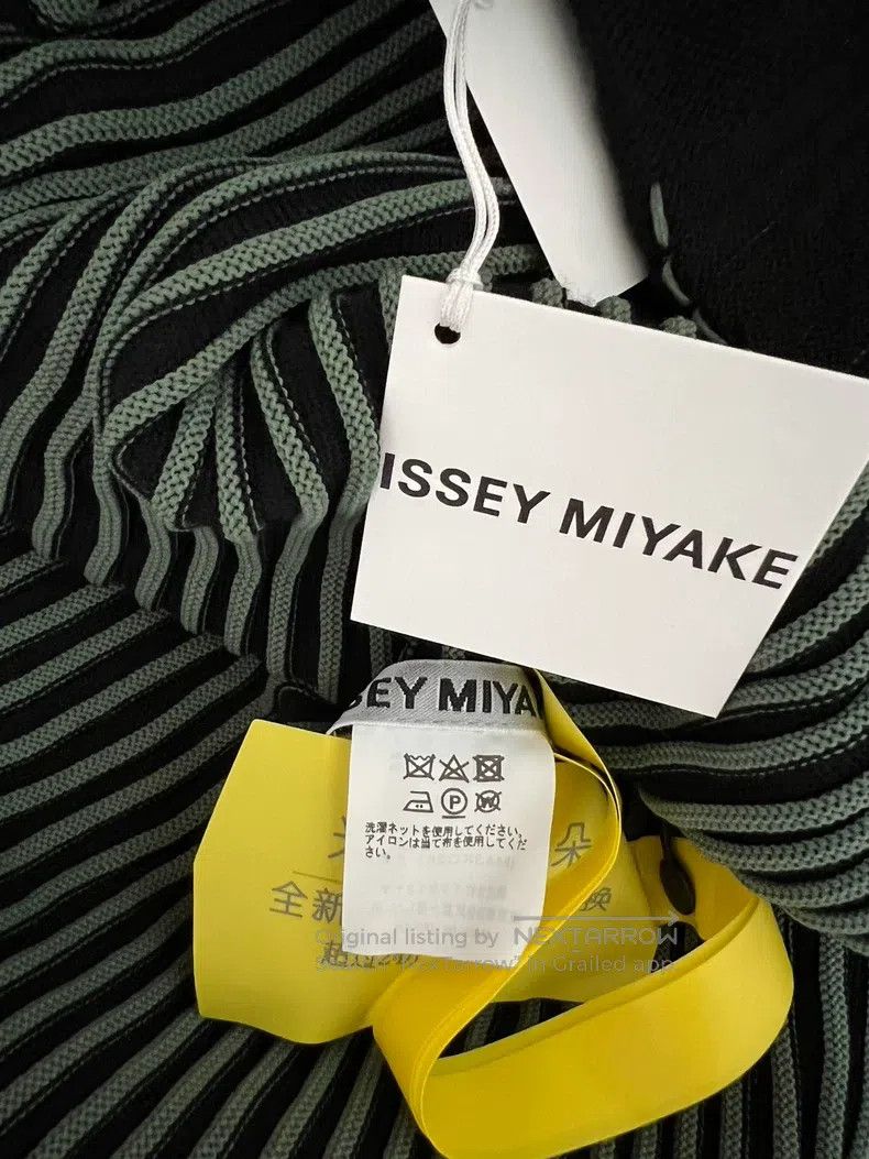 Issey Miyake Issey Miyake Wool Horizontal Stripe Interlock Knit Cardiga Size M / US 6-8 / IT 42-44 - 5 Thumbnail