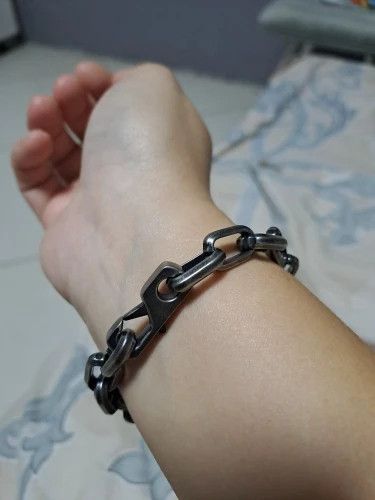 Other Chain Link Bracelet Stainless Steel Punk Gift For Him Size ONE SIZE - 4 Thumbnail