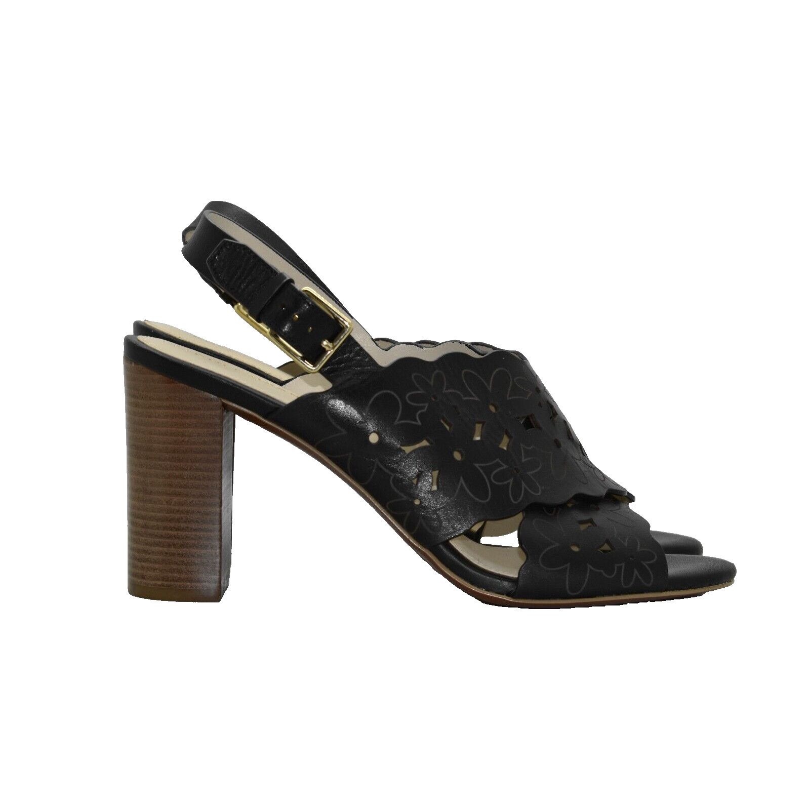Cole Haan COLE HAAN W10289 Indra Floral Laser Cut Leather Shoes 9.5 B Size US 9.5 / IT 39.5 - 2 Thumbnail