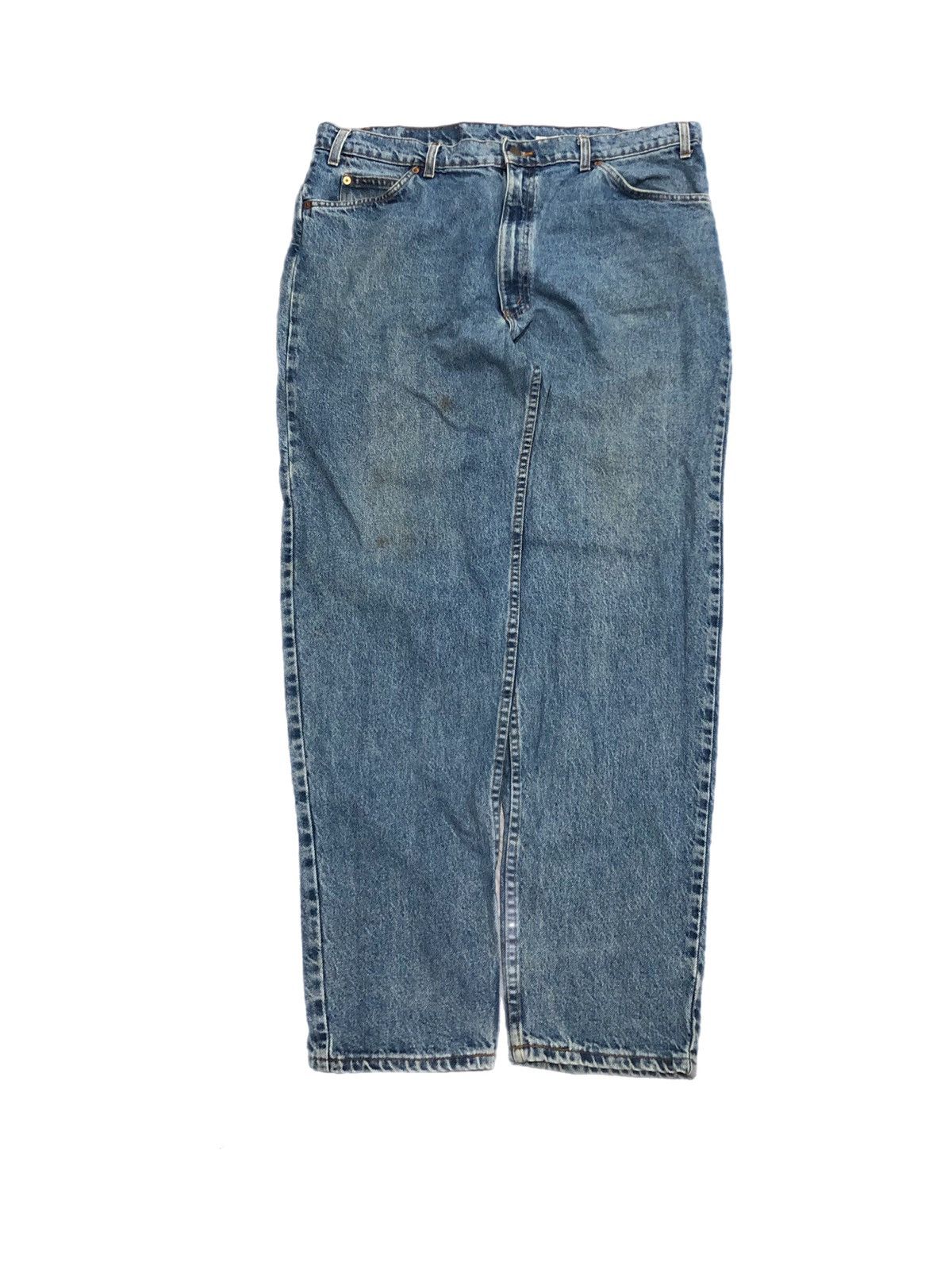 Levi's Vintage Levis 550 Jeans Mens 40x32 Blue Relaxed Orange Tab Size US 40 / EU 56 - 2 Thumbnail