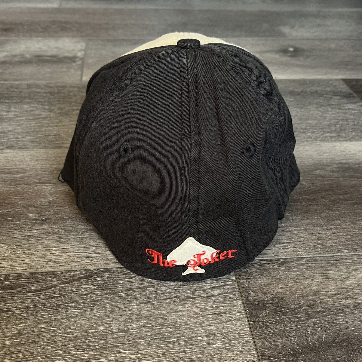 DC Comics Vintage 2008 Batman The Dark Knight Joker Logo Flexfit Hat Size ONE SIZE - 2 Thumbnail