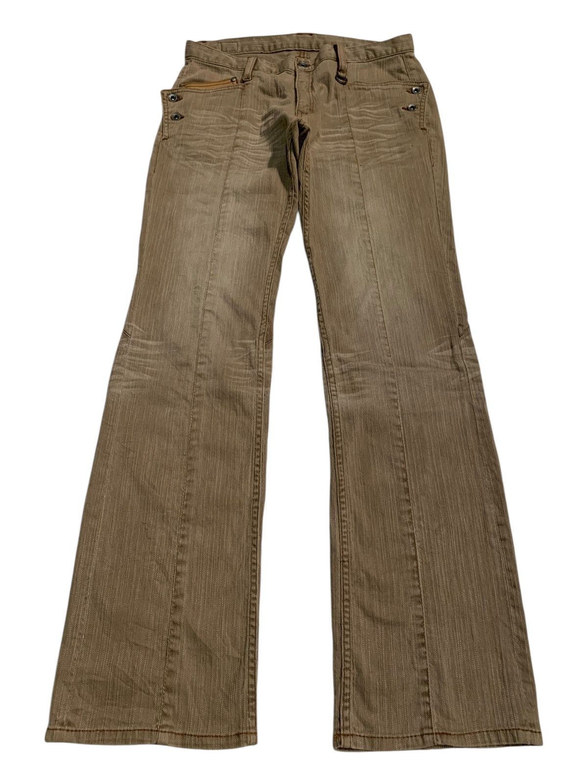 Kapital FLARE NICOLE CLUR FOR MAN RUSTY JAPANESE PUNK DENIM Size US 31 - 2 Thumbnail