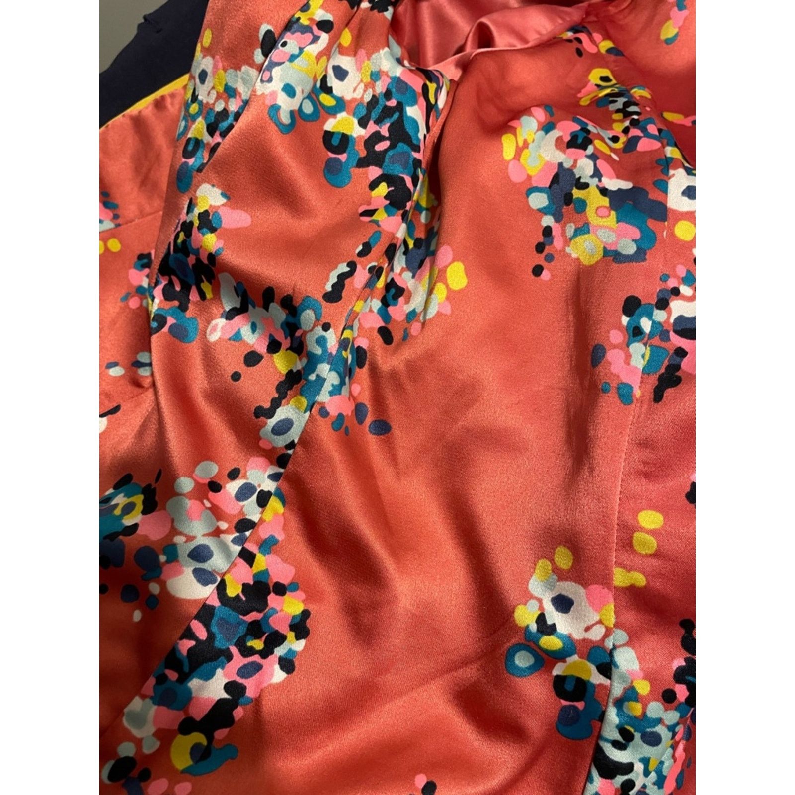 Boden Boden Size 10R Navy Fully Lined Blazer Black Piping Floral Size M / US 6-8 / IT 42-44 - 10 Thumbnail