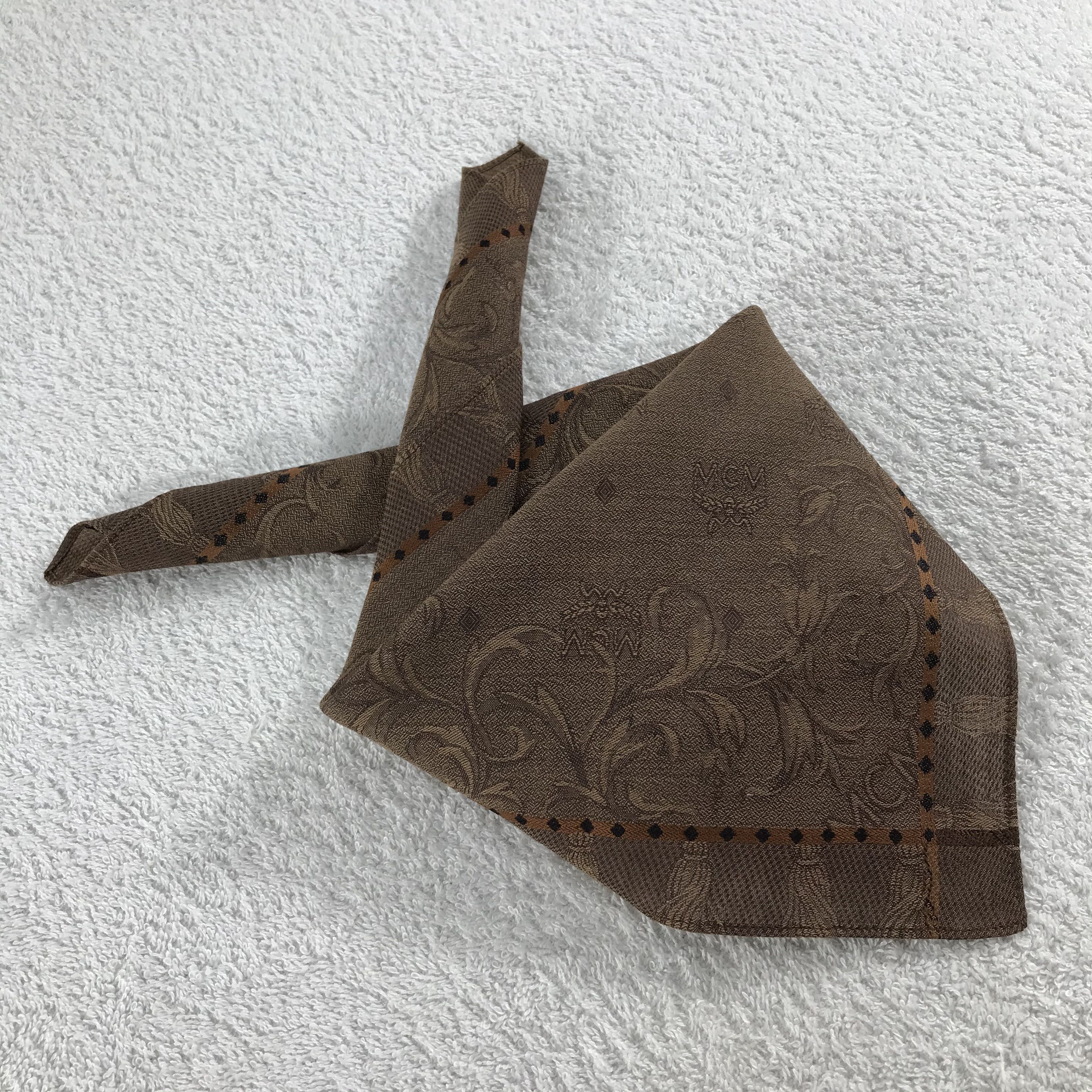 MCM × Vintage MCM Bandana / Handkerchief / Neckerchief - S100 Size ONE SIZE - 4 Thumbnail