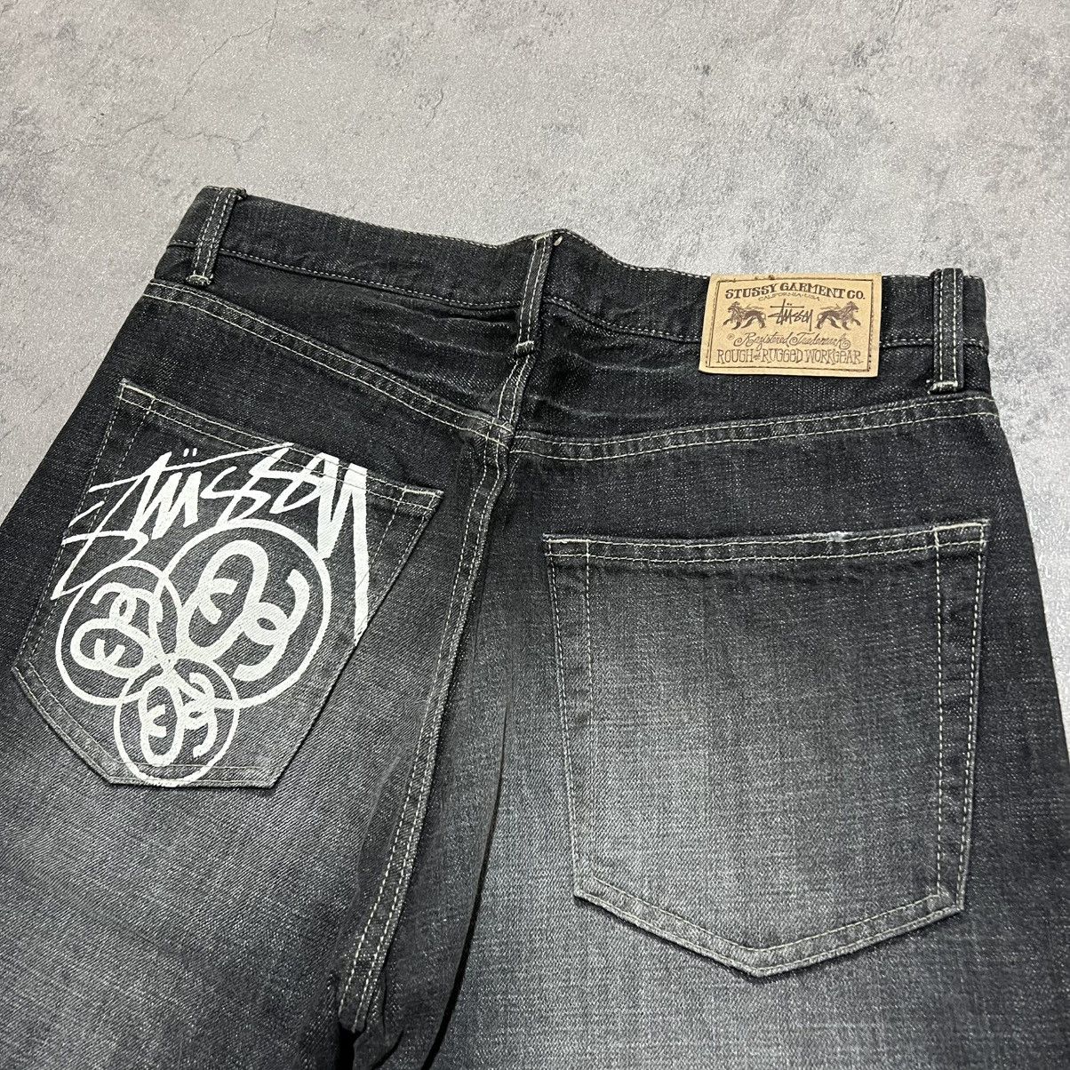 Stussy Y2K Stussy Rough&Rugged Relaxed Distressed Denim Jeans Size US 32 / EU 48 - 7 Thumbnail