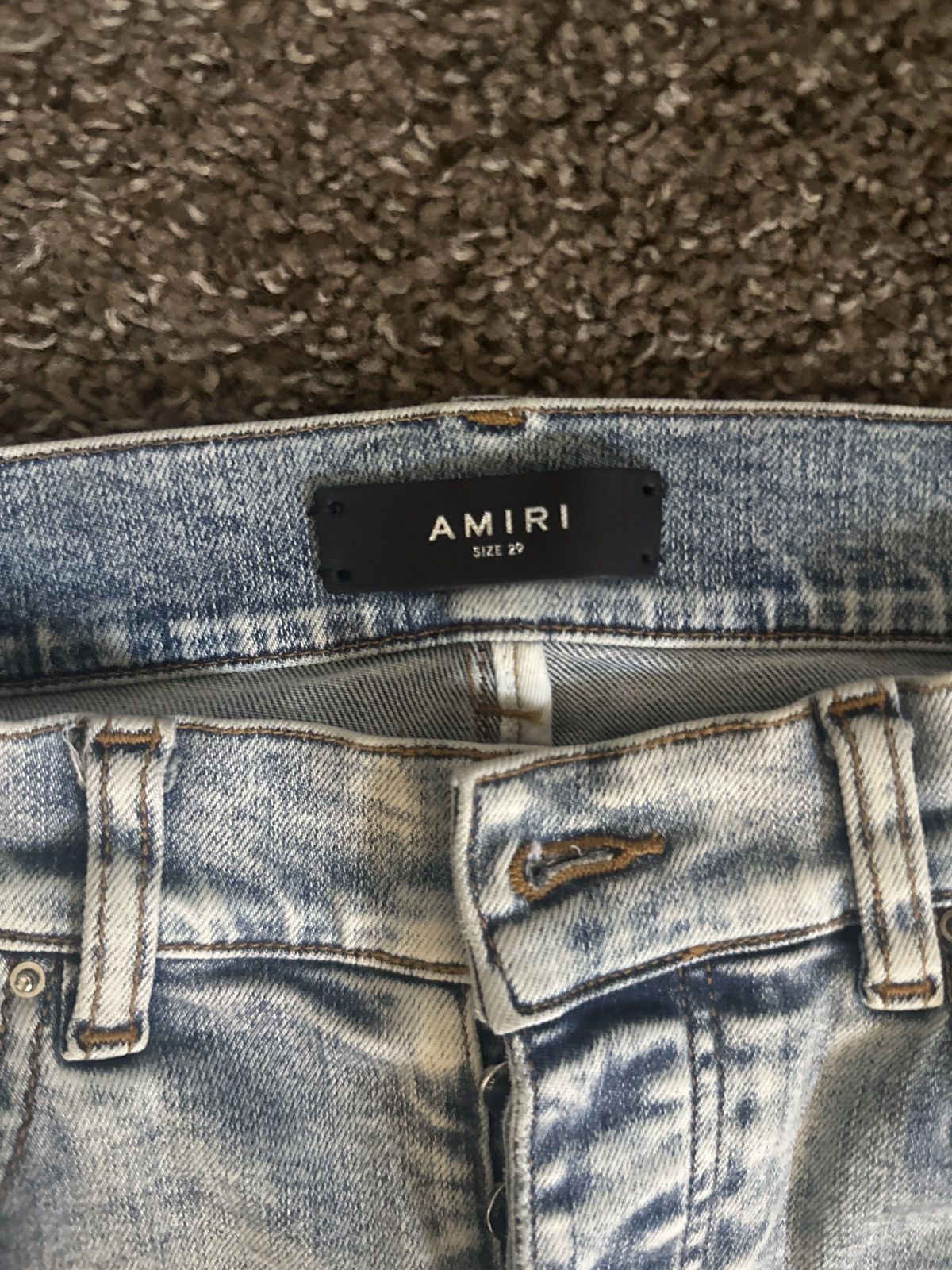 Amiri Amiri Mx1 stone black patch Size US 29 - 3 Thumbnail