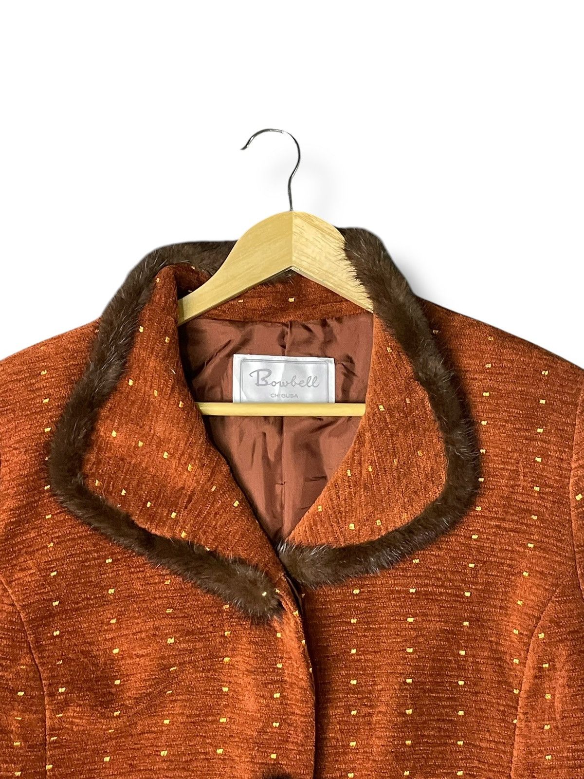 Japanese Brand × Vintage Bowbell Brand Designer Velvet Jacket (64) Size US S / EU 44-46 / 1 - 5 Thumbnail