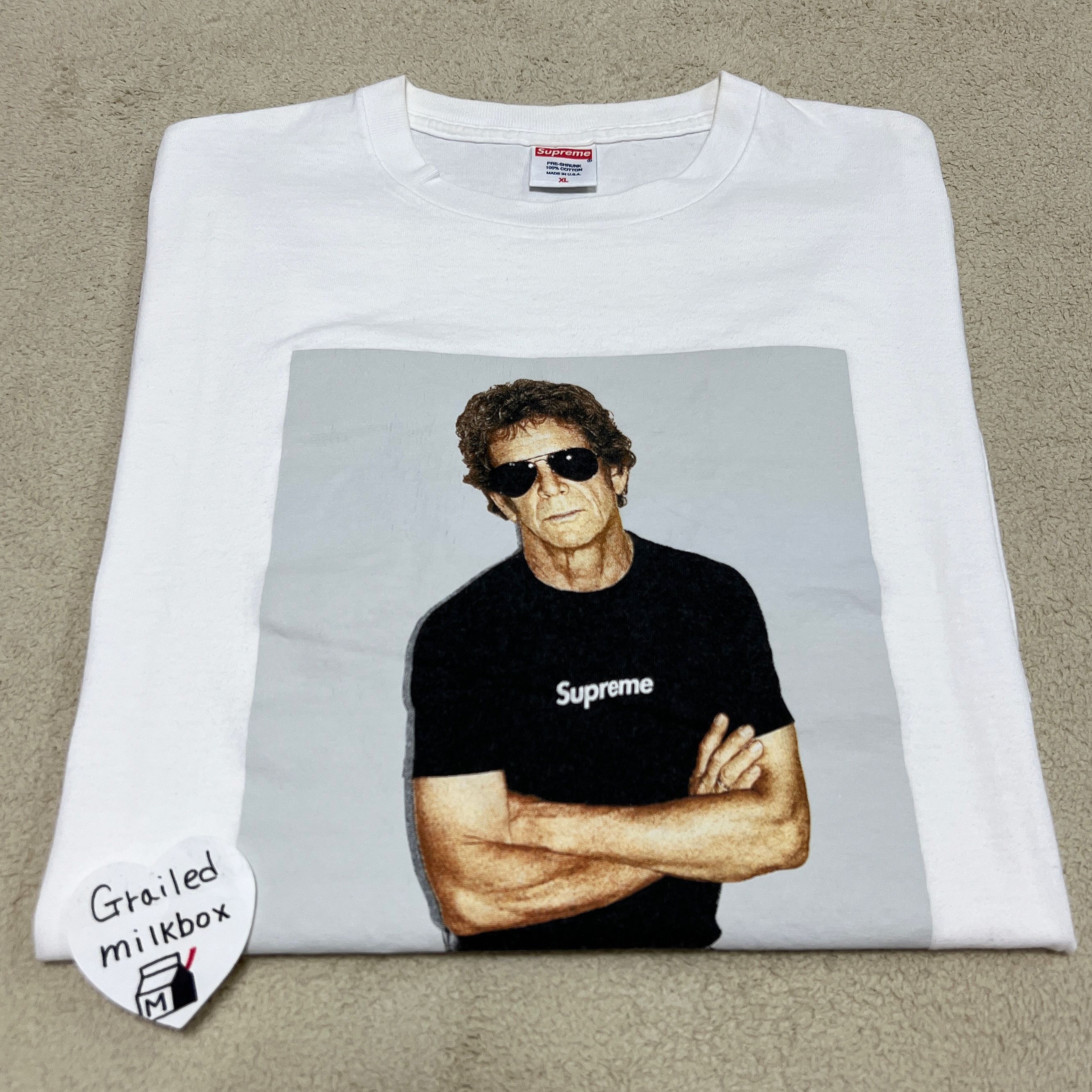 Lou reed supreme tee best sale