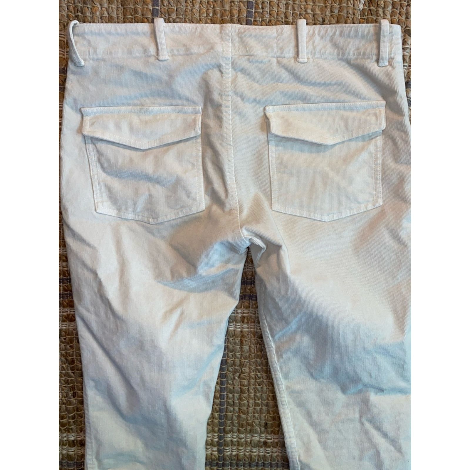 Nili Lotan NILI LOTAN $390 Jenna Corduroy Pant Winter White Womens 8 Size 30" / US 8 / IT 44 - 12 Thumbnail