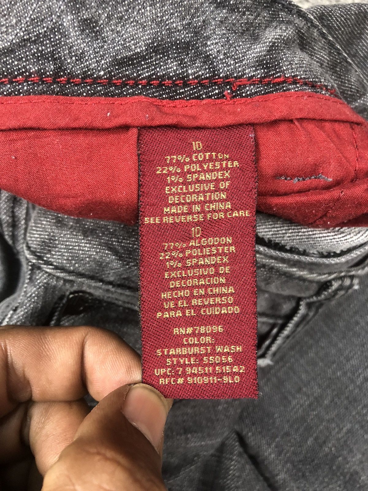 If Six Was Nine × Japanese Brand × Vintage Vintage Sasson Ooh La La Bootcut Boogie Wash Jeans Size 33" - 21 Thumbnail