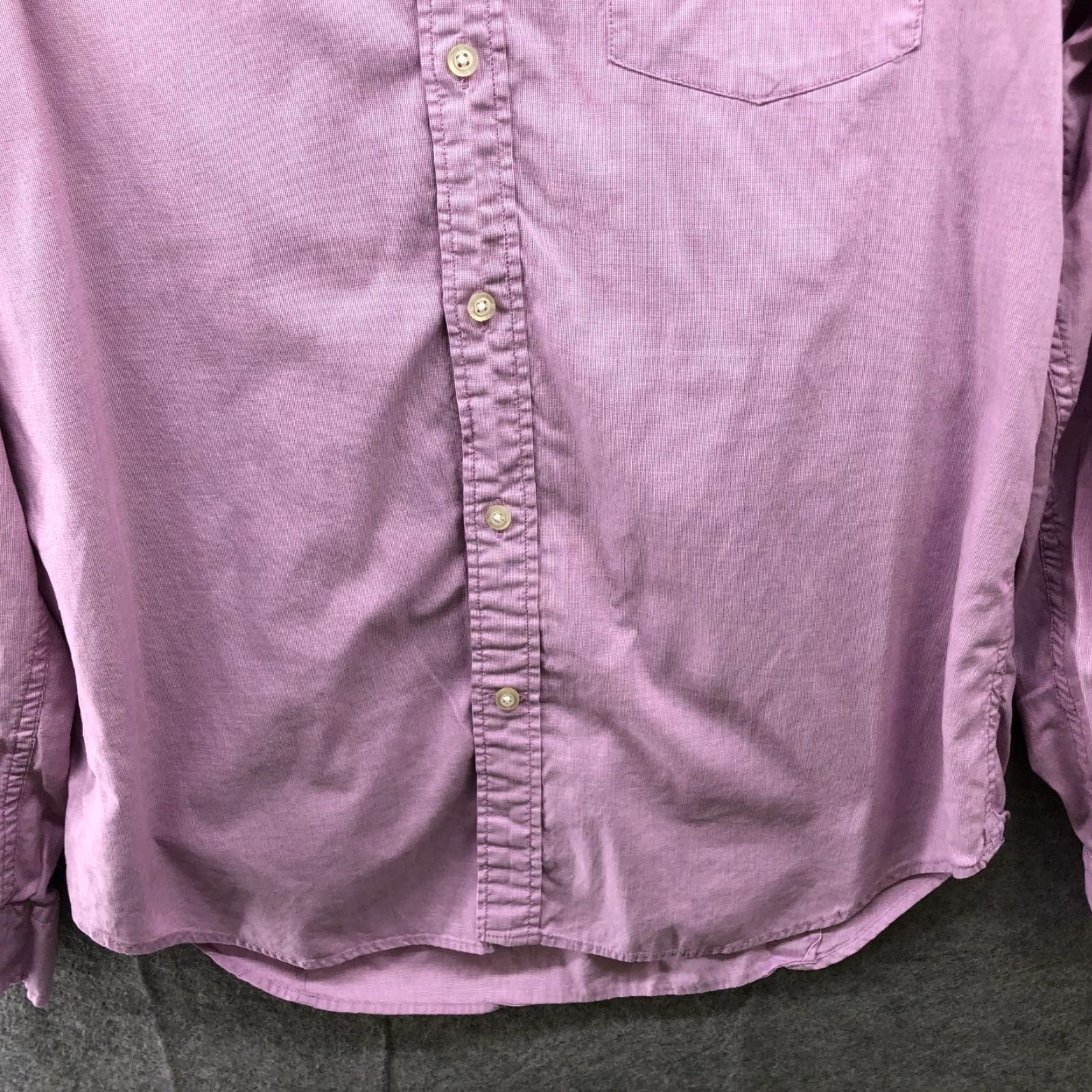 Banana Republic Banana Republic Custom Wash Shirt Mens L Grant Fit Long Sleeve Pink Mauve Size US L / EU 52-54 / 3 - 4 Thumbnail