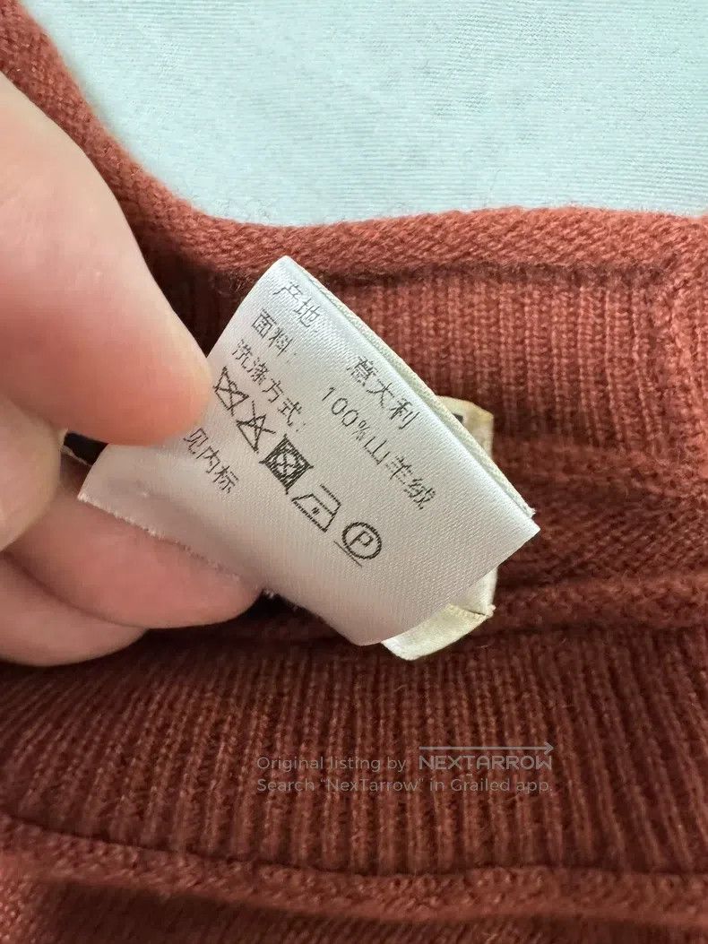 Hermes Hermes Cashmere sweater, 100% cashmere, brown-red. Size US S / EU 44-46 / 1 - 9 Thumbnail