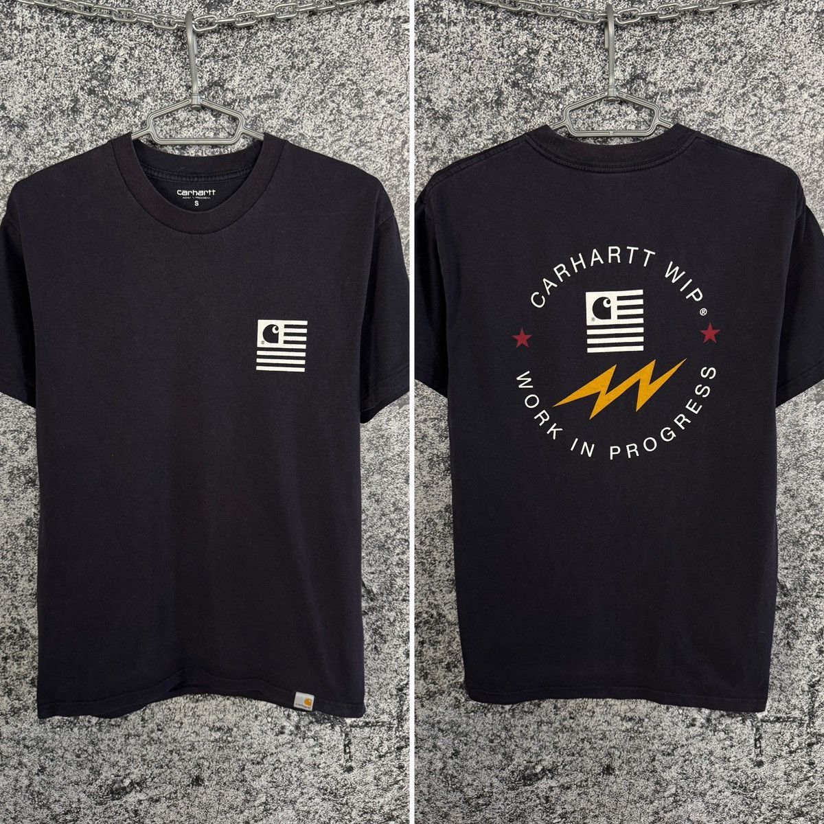 Carhartt Carhartt Wip State Sports T-Shirt Streetwear Vintage Size S Size US S / EU 44-46 / 1 - 1 Thumbnail