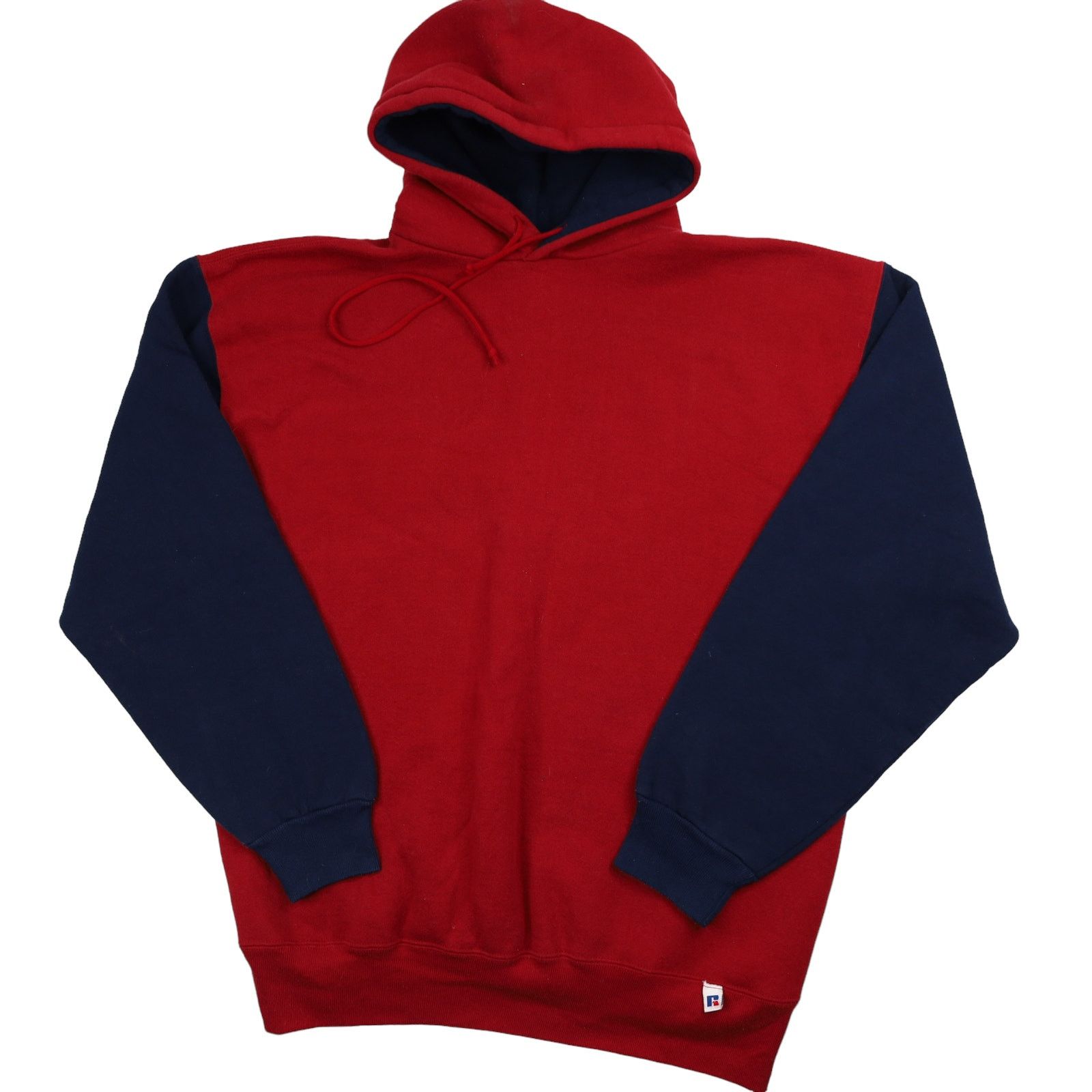 Russell Athletic × Vintage Vintage Russell Athletics 2 Tone Hoodie Size US XL / EU 56 / 4 - 1 Thumbnail