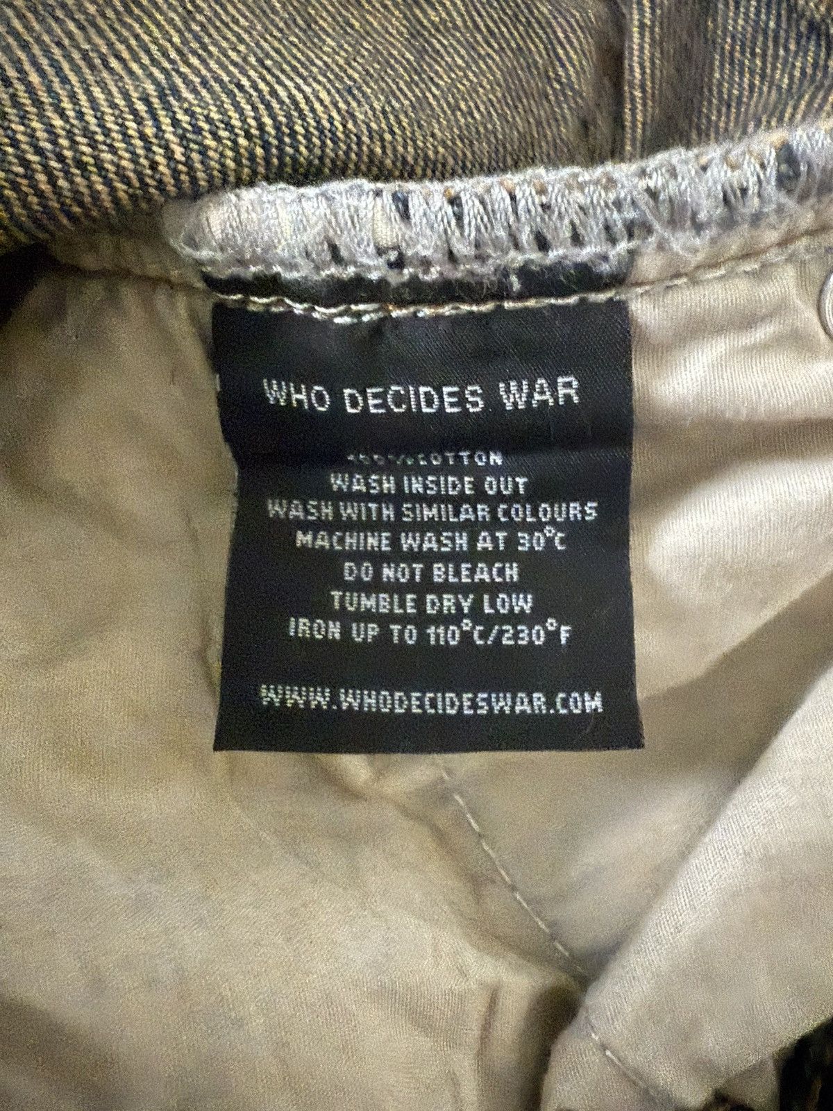 Who Decides War Who Decides War Unfurled Denim Size US 32 / EU 48 - 4 Thumbnail