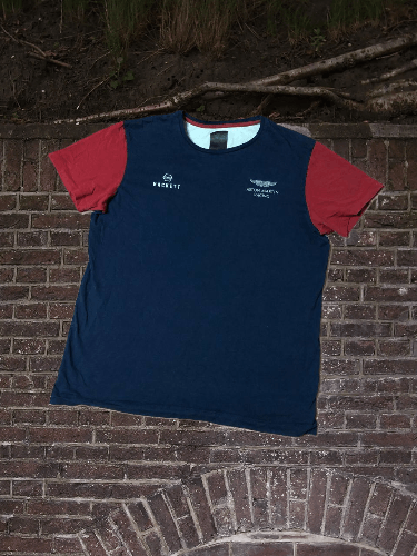 Hackett Vintage HACKETT ASTON MARTIN Navy Tee Shirt Size US L / EU 52-54 / 3 - 1 Thumbnail