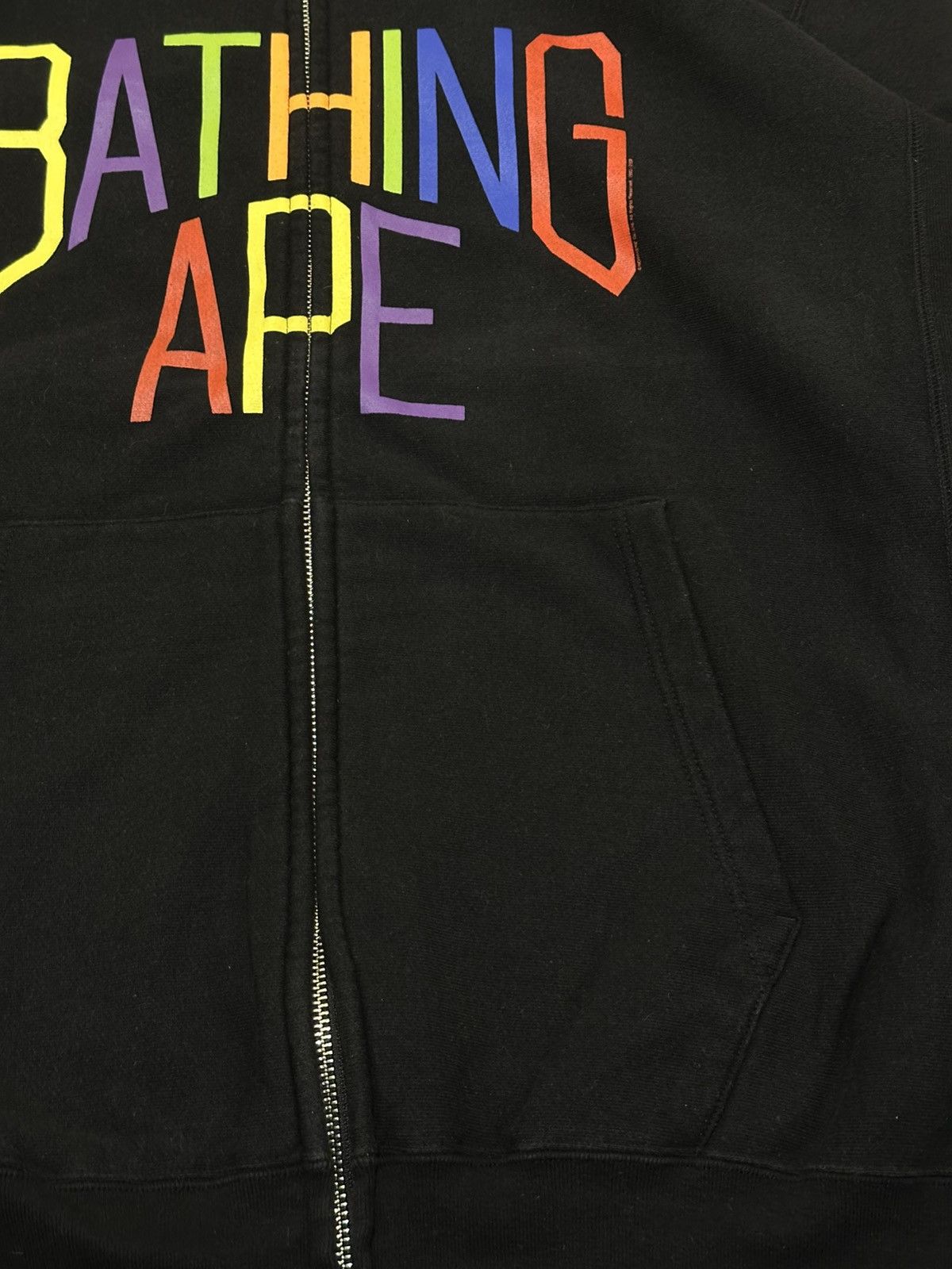 Bape A Bathing Ape full zip hoodie a rainbow "Bathing Ape". Size US XL / EU 56 / 4 - 5 Thumbnail