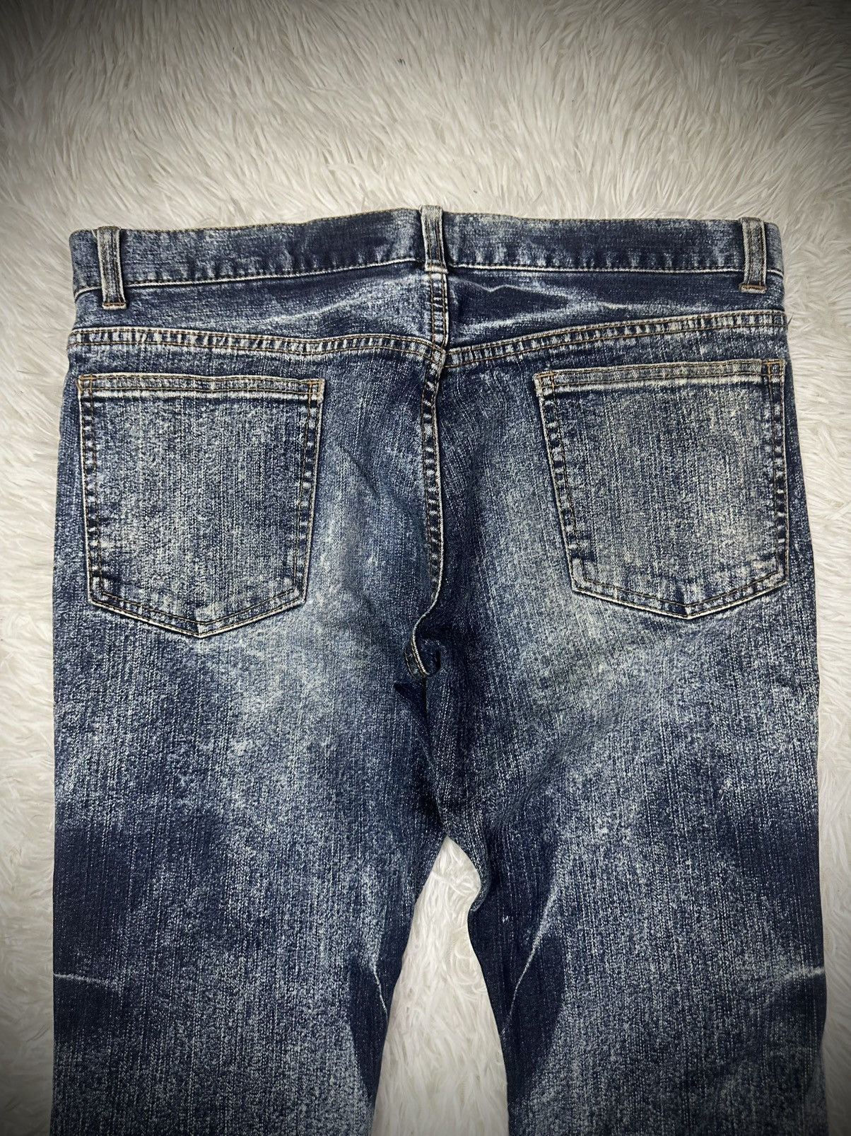 Japanese Brand 💥rare💥 2000s schlussel whiskers flare denim jeans Size US 32 / EU 48 - 8 Thumbnail