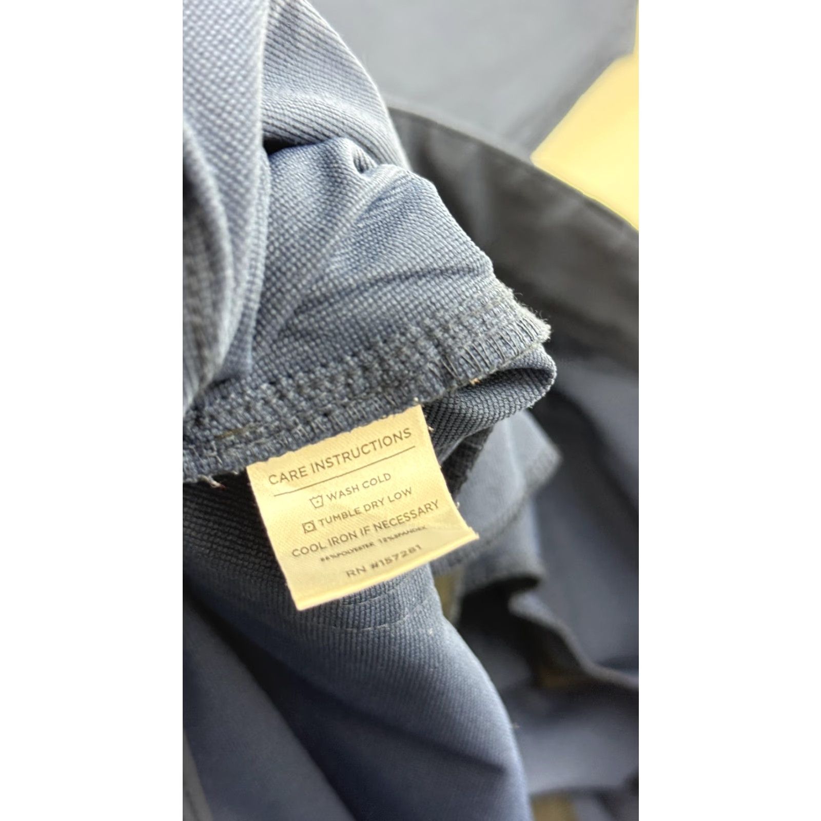 Mizzen+Main Mizzen+Main Pants Mens 36x32 Navy Helmsman Slim Performance Stretch Chino Size US 36 / EU 52 - 4 Thumbnail