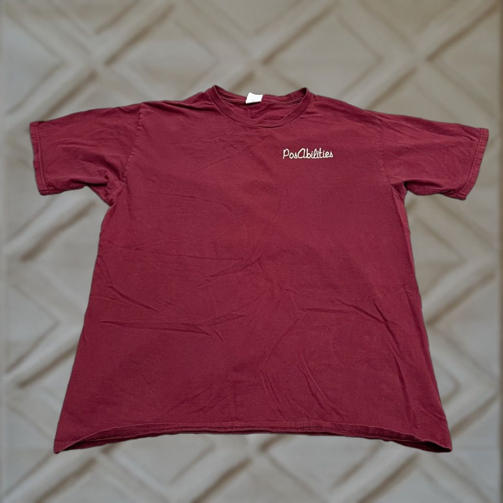 Port & Company Port & Company T-Shirt Mens Large Red Crew Neck Short Sleeve Solid Casual Tee Size US L / EU 52-54 / 3 - 1 Thumbnail