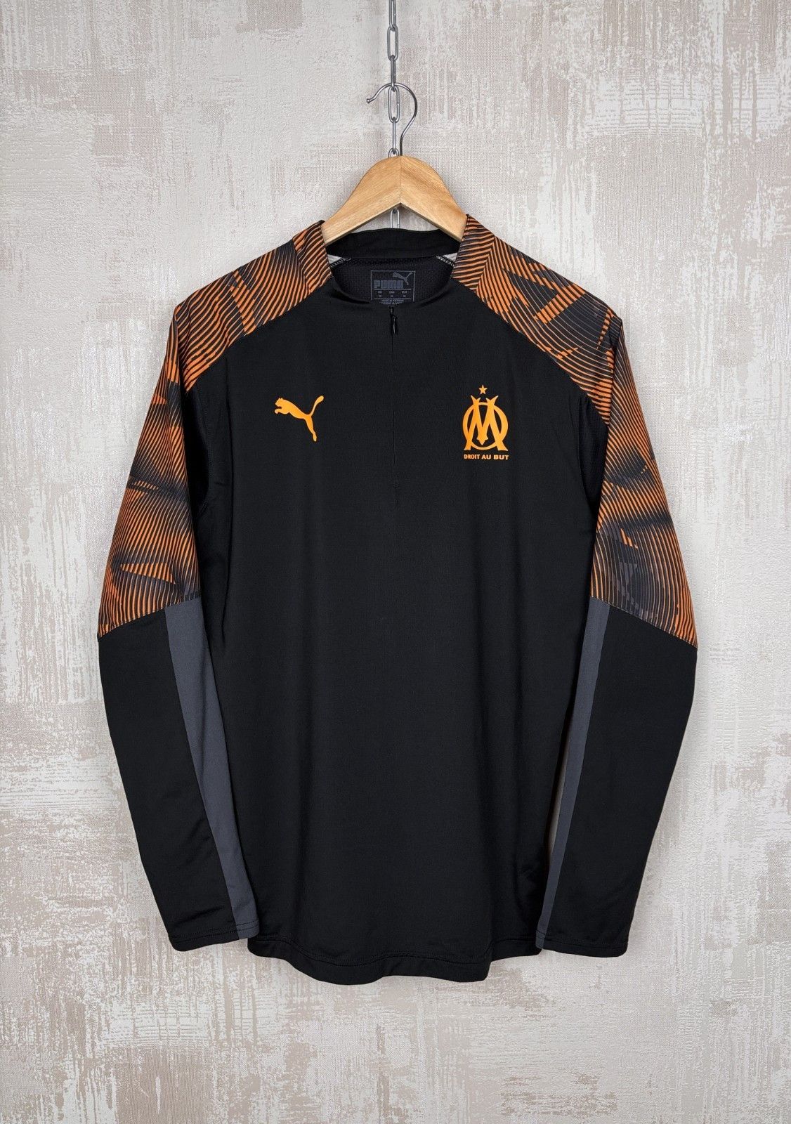 Puma Olympique Marseille 2019 Puma Half Zip Training Top Soccer Size US M / EU 48-50 / 2 - 1 Thumbnail