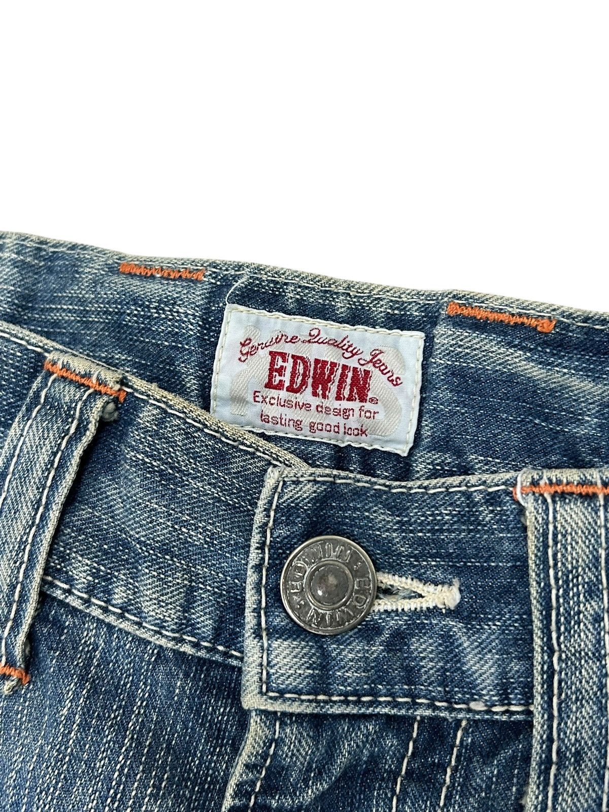 Edwin Vintage Edwin XV Mud Whiskering Washed Size US 32 / EU 48 - 12 Thumbnail