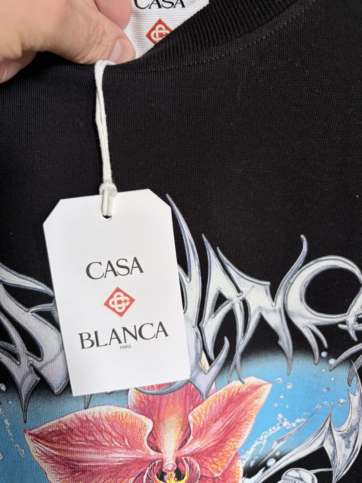 Casablanca Graphic Print Blades T-Shirt (tags on) Size US S / EU 44-46 / 1 - 7 Thumbnail