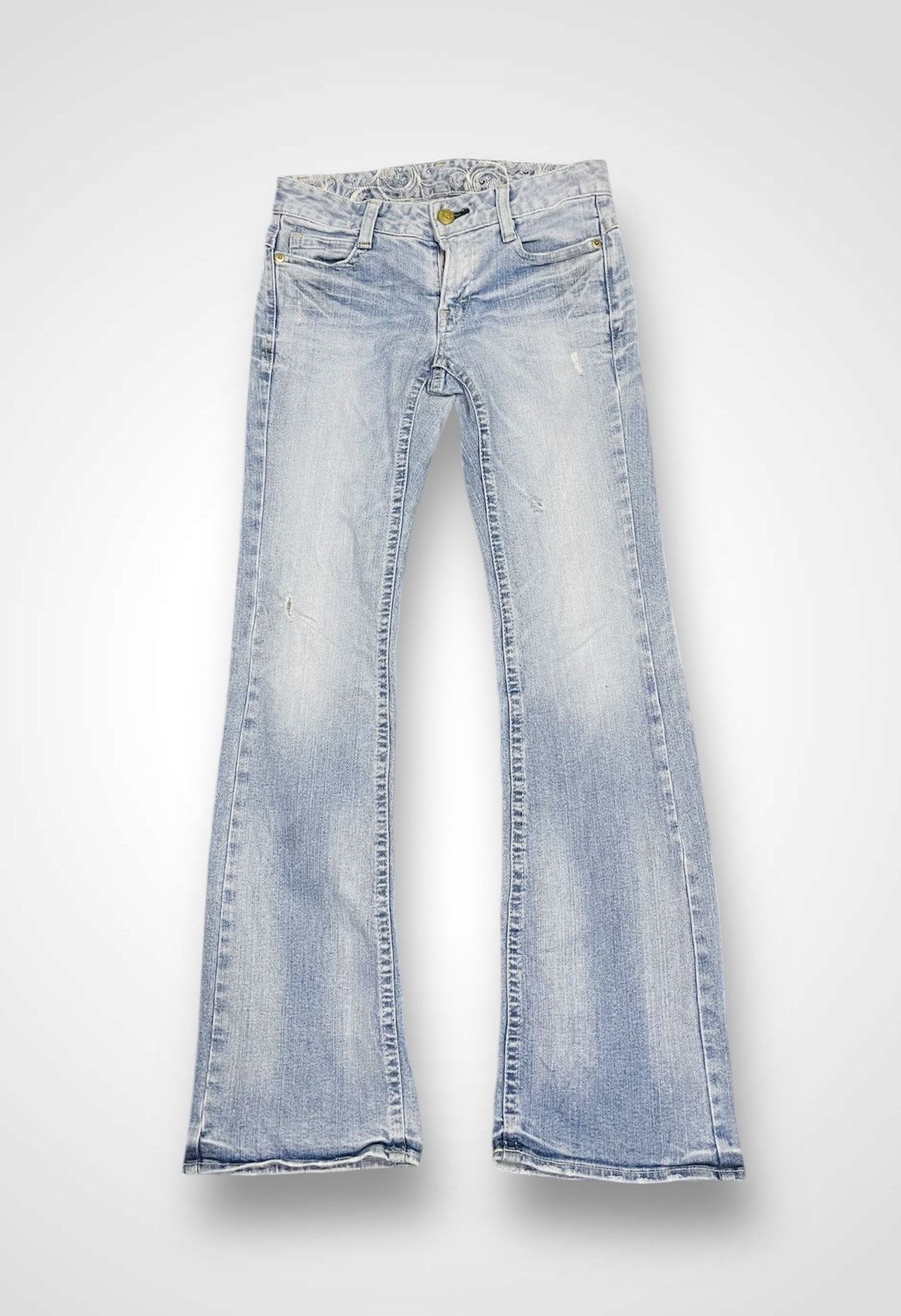 Japanese Brand Unbranded Distressed Jeans (16) Size 28" / US 6 / IT 42 - 1 Thumbnail