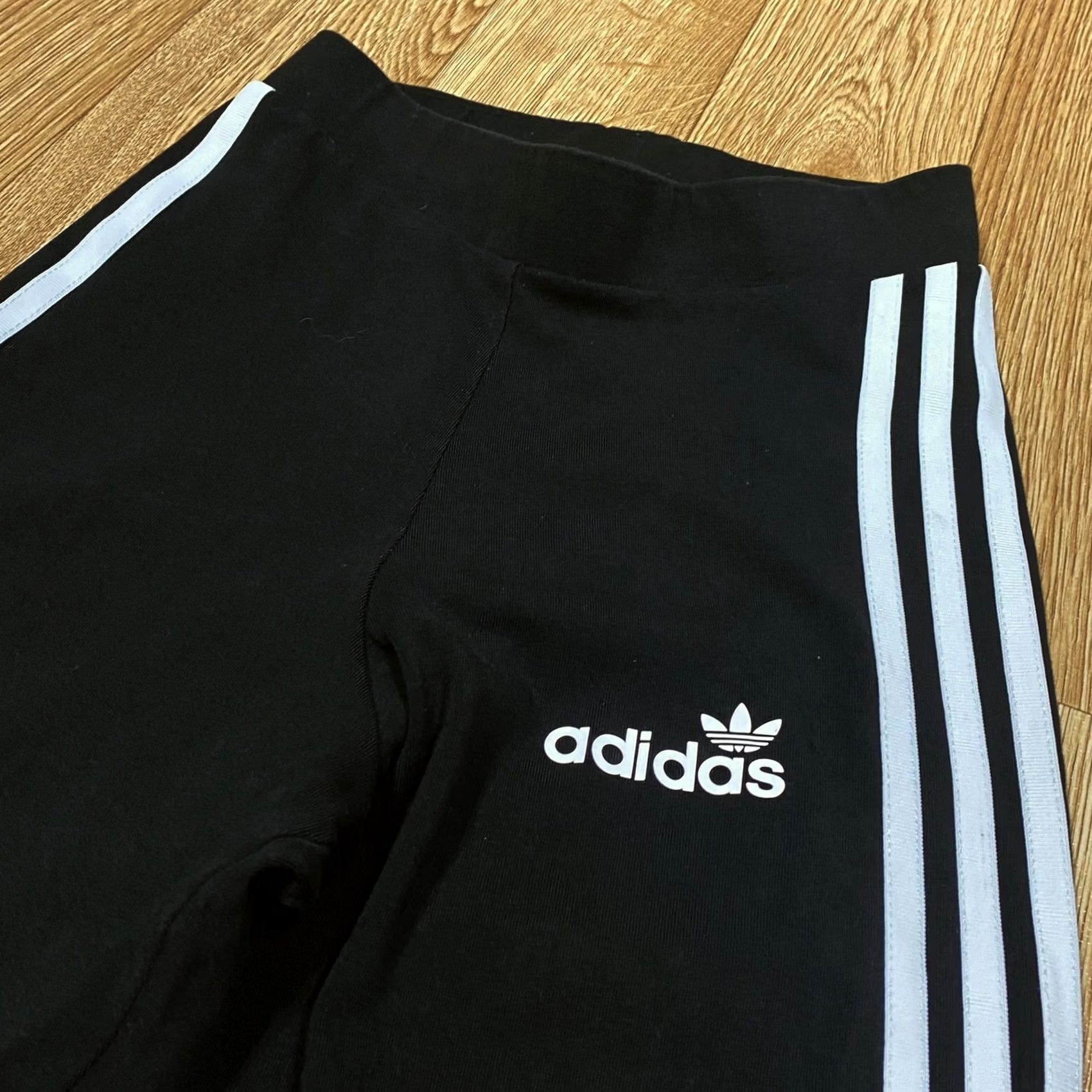 Adidas Adidas Leggings Originals 3 Stripe Legging Black & White UK 4 Women’s Gym Sports Size 27" / US 4 / IT 40 - 5 Thumbnail