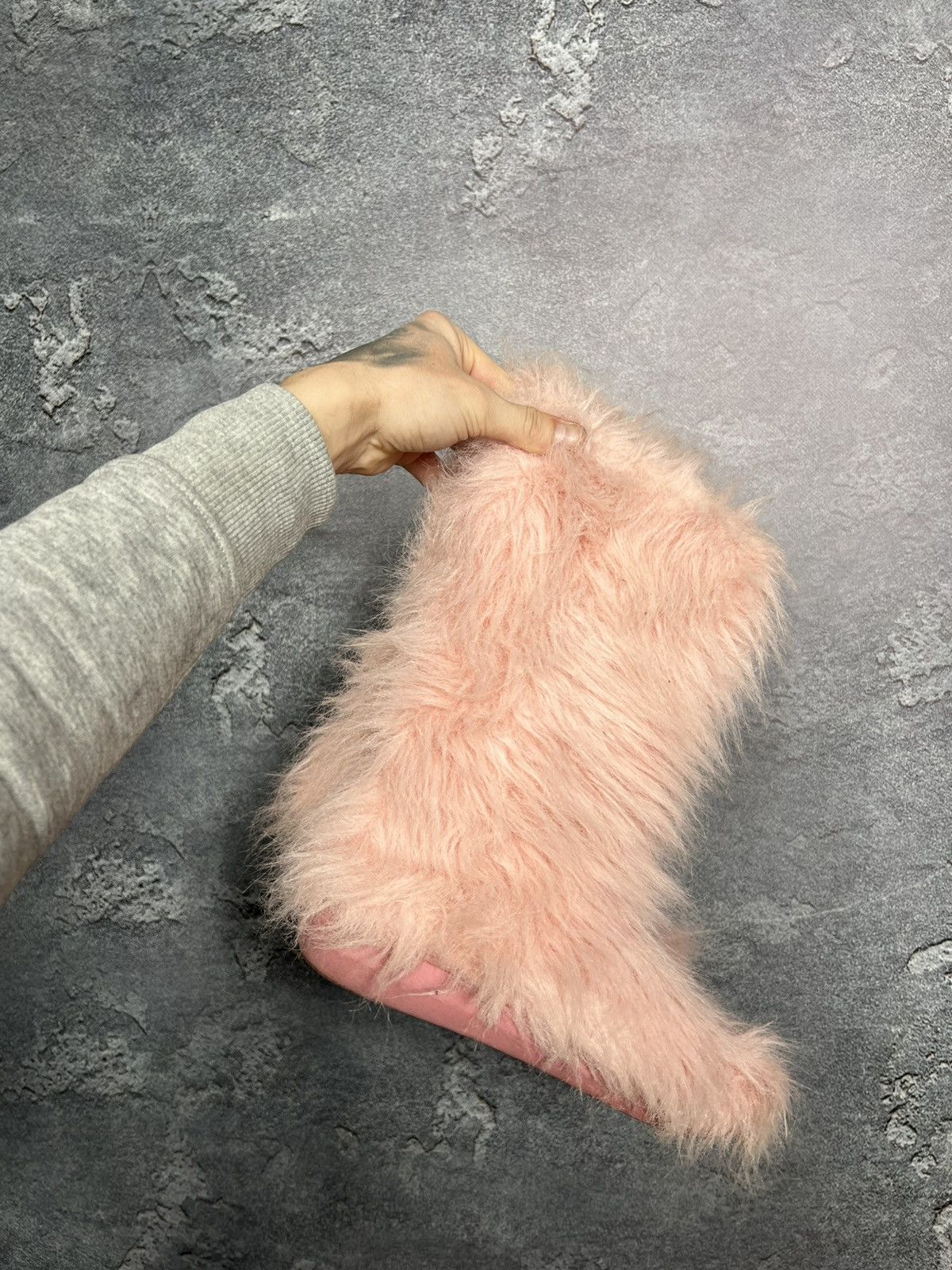 Hysteric Glamour Vintage Y2k Yeti Fur Boots Rick Owens Style Size US 5 / IT 35 - 3 Thumbnail
