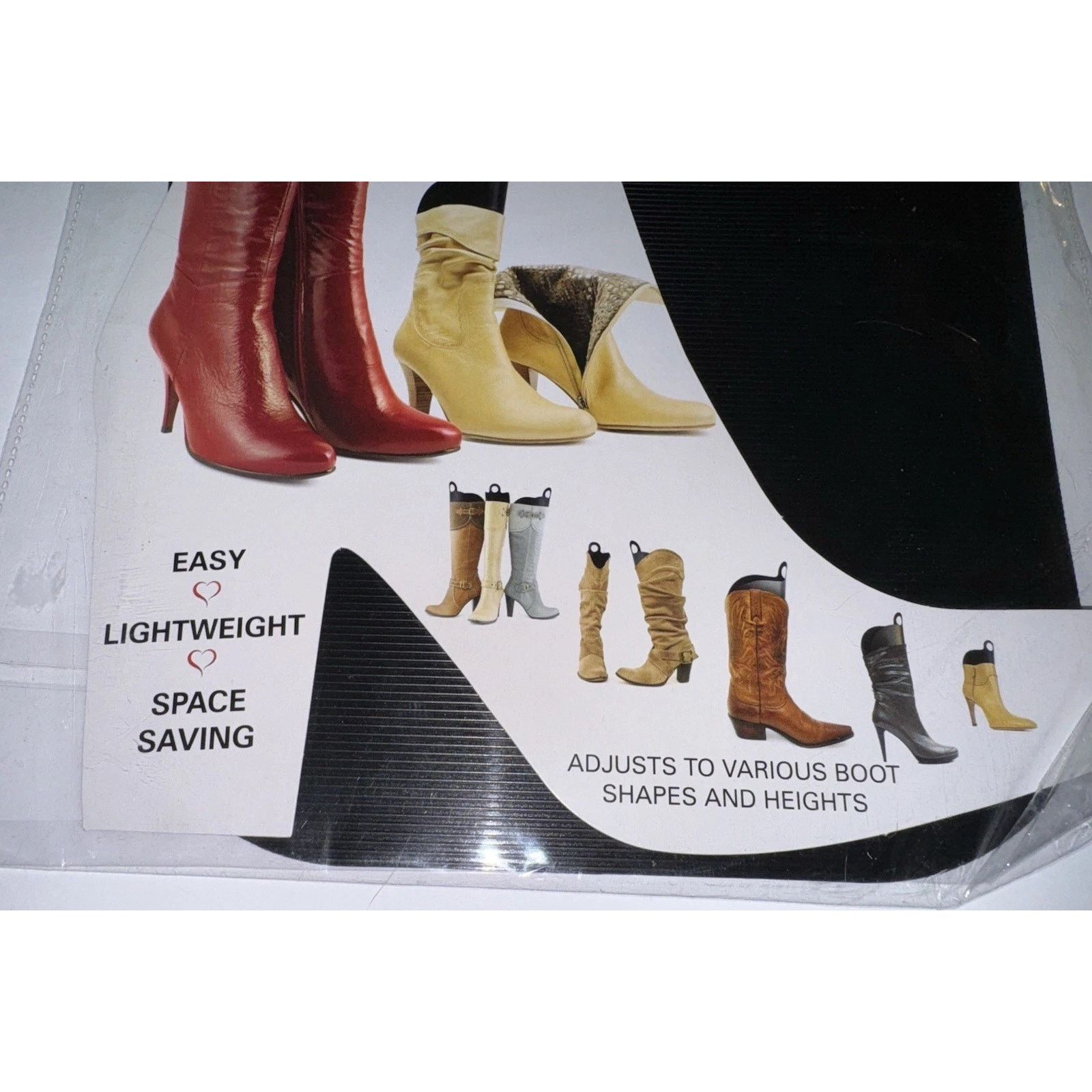 The Unbranded Brand Boot Shapers Cedar Fresh Adjustable Pack Of 4 Black New Size ONE SIZE - 10 Thumbnail