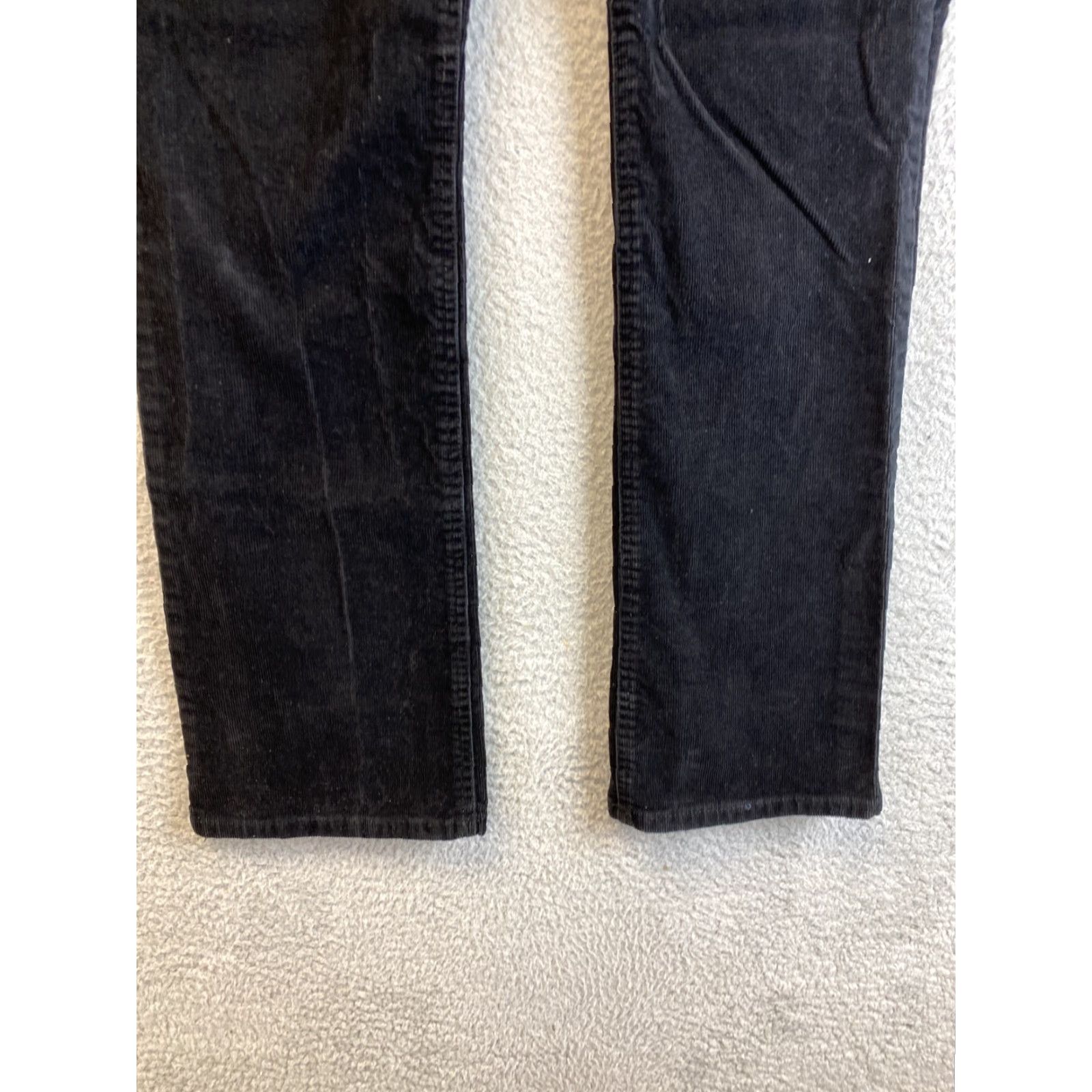 J.Crew J.CREW Corduroy Pants 5 Pocket Skinny 29x29 Black Women Adult Regular Denim Casual Size 29" - 2 Thumbnail