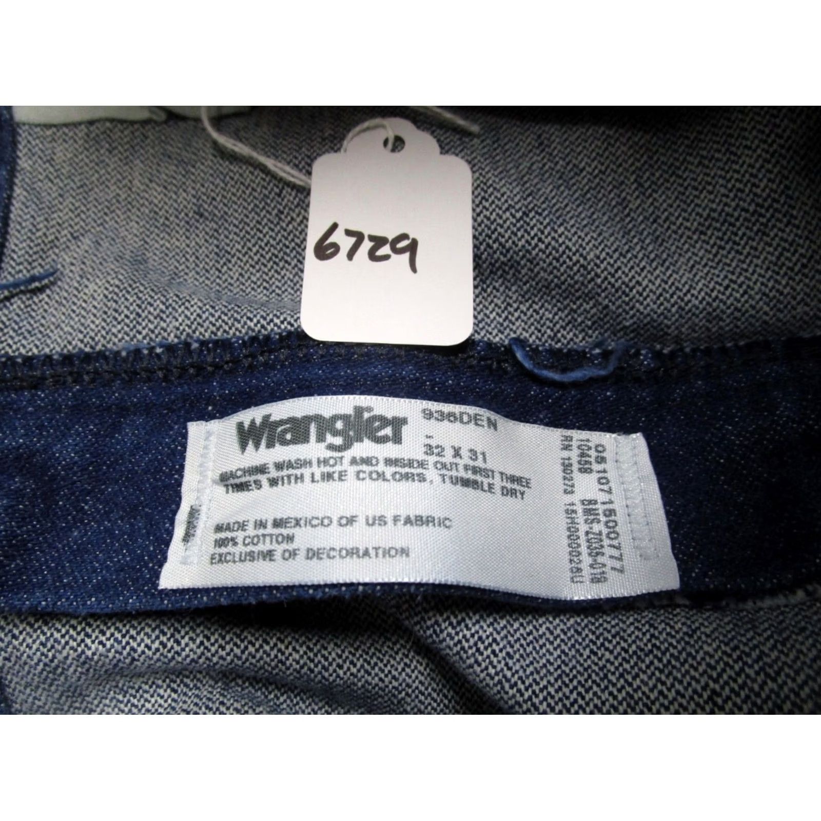 Wrangler Wrangler Jeans Men 32x30 Blue Cowboy Cut Slim Fit Western Pants Dark Wash Denim Size US 32 / EU 48 - 8 Thumbnail