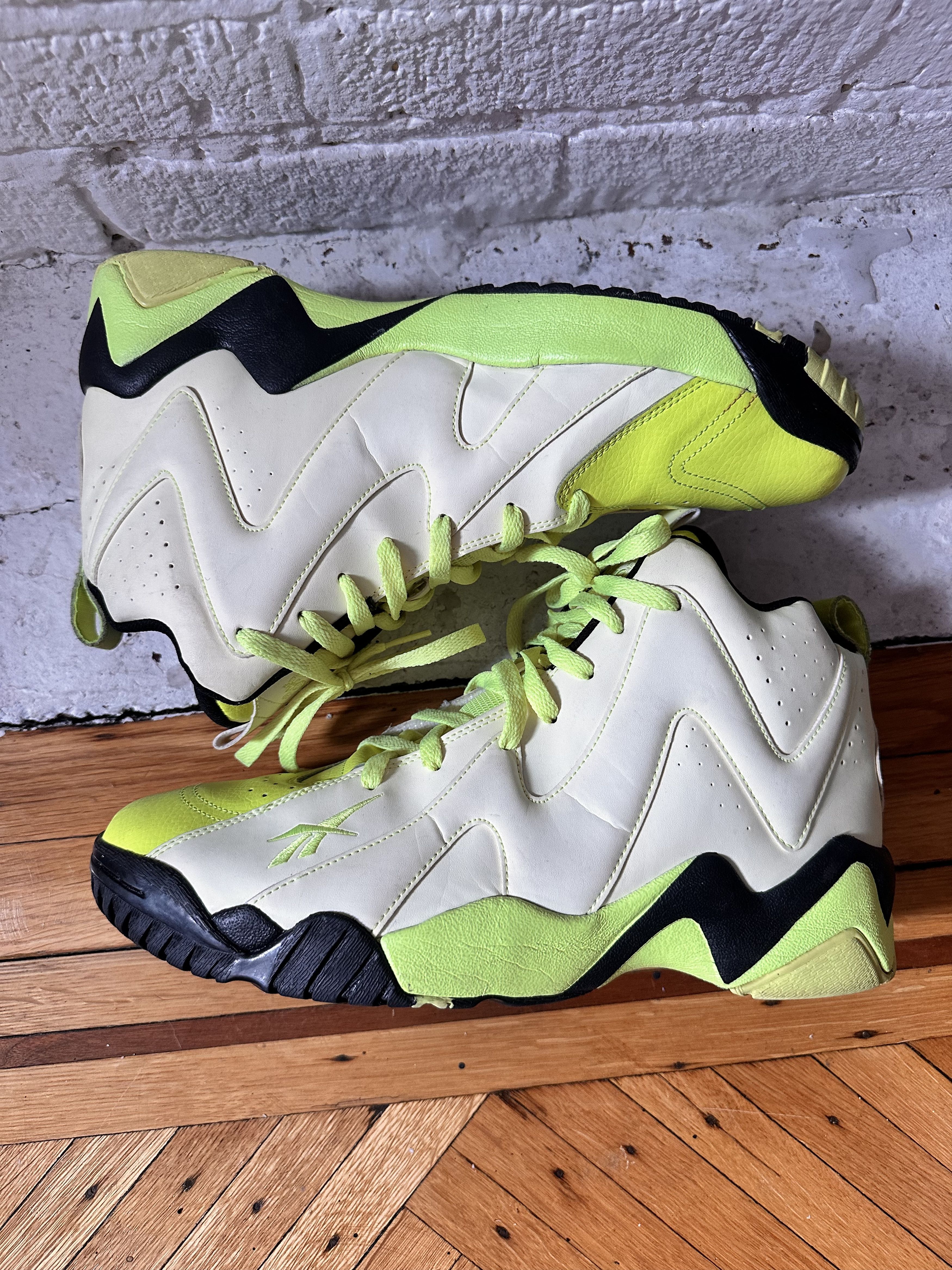 Reebok REEBOK KAMIKAZE II 'GLOW' NEON GREEN SNEAKER _13US Size US 13 / EU 46 - 5 Thumbnail