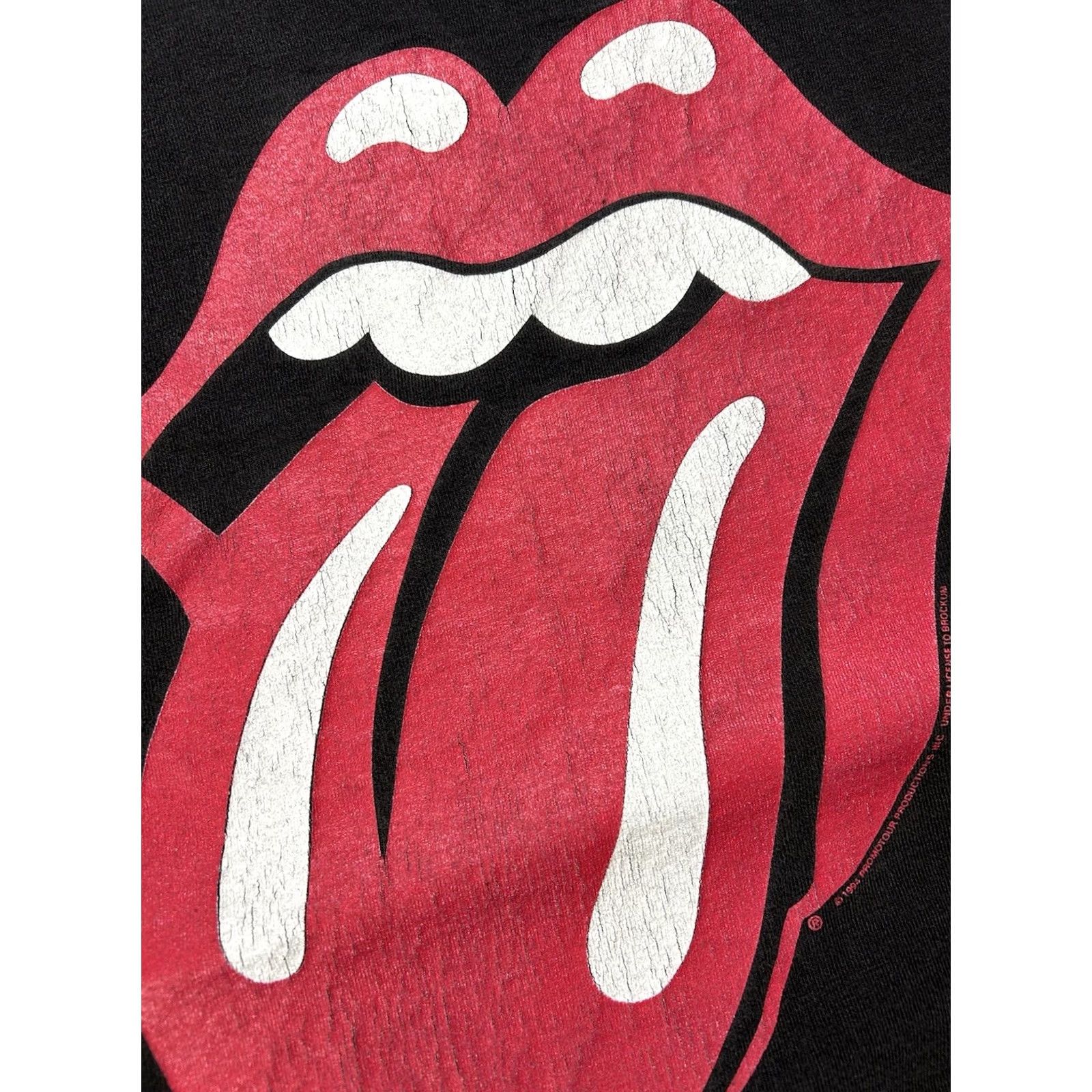 Vintage VINTAGE Brockum Worldwide Rolling Stones Voodoo Lounge 94/95 World Tour T-Shirt XL Black 90s Rock Mens Size US XL / EU 56 / 4 - 4 Thumbnail