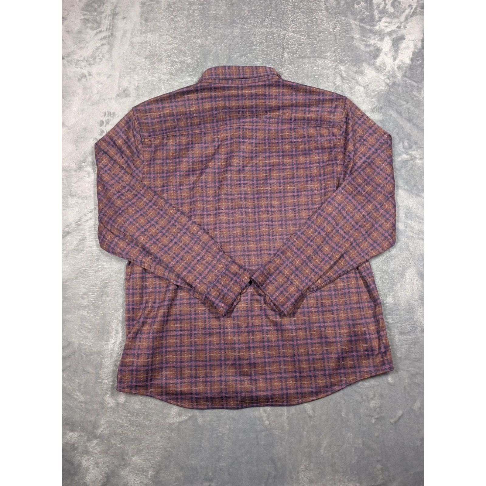 Rhone Rhone Shirt Mens XL Red Plaid Flannel Long Sleeve Button Up Casual Stretch Size US XL / EU 56 / 4 - 7 Thumbnail