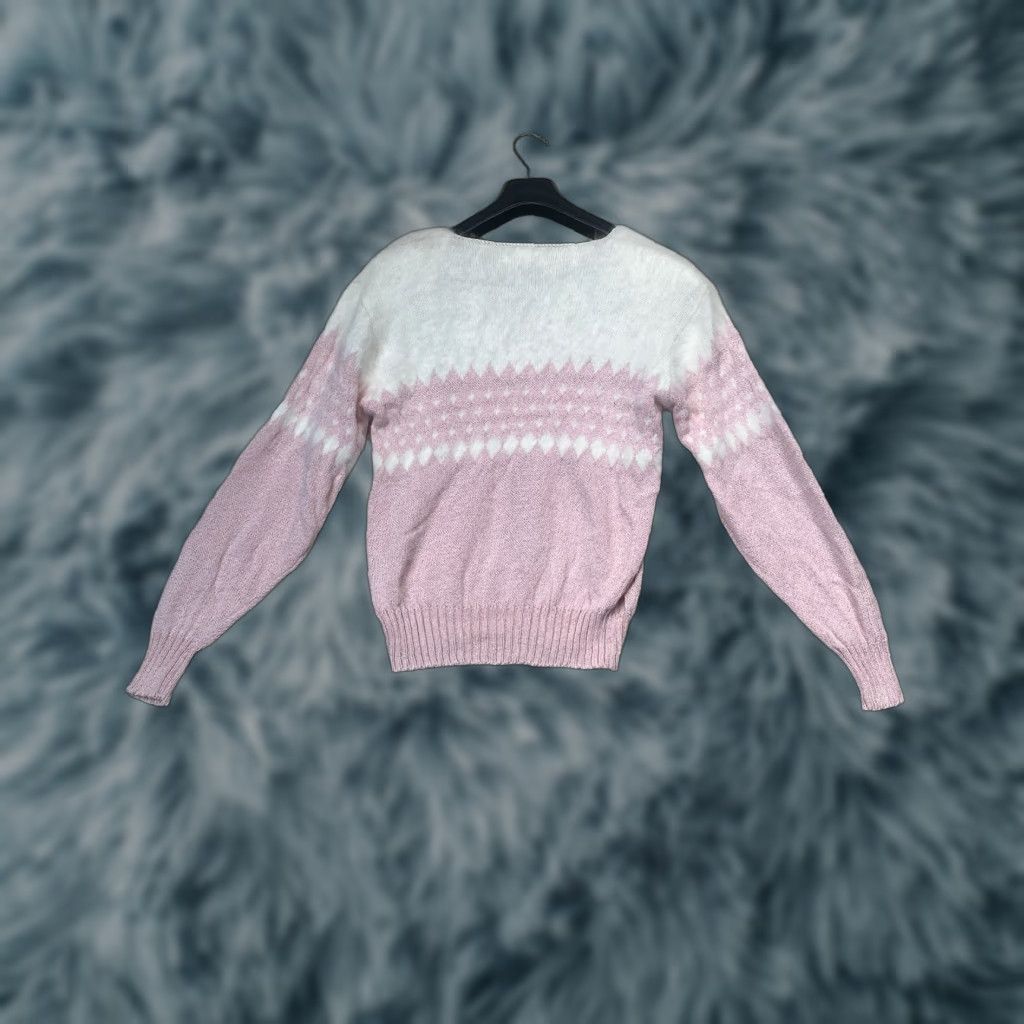Nordstrom VINTAGE Nordstrom Sweater Women Pink Long Sleeve Pullover Medium M Pullover Shirt Size M / US 6-8 / IT 42-44 - 1 Thumbnail