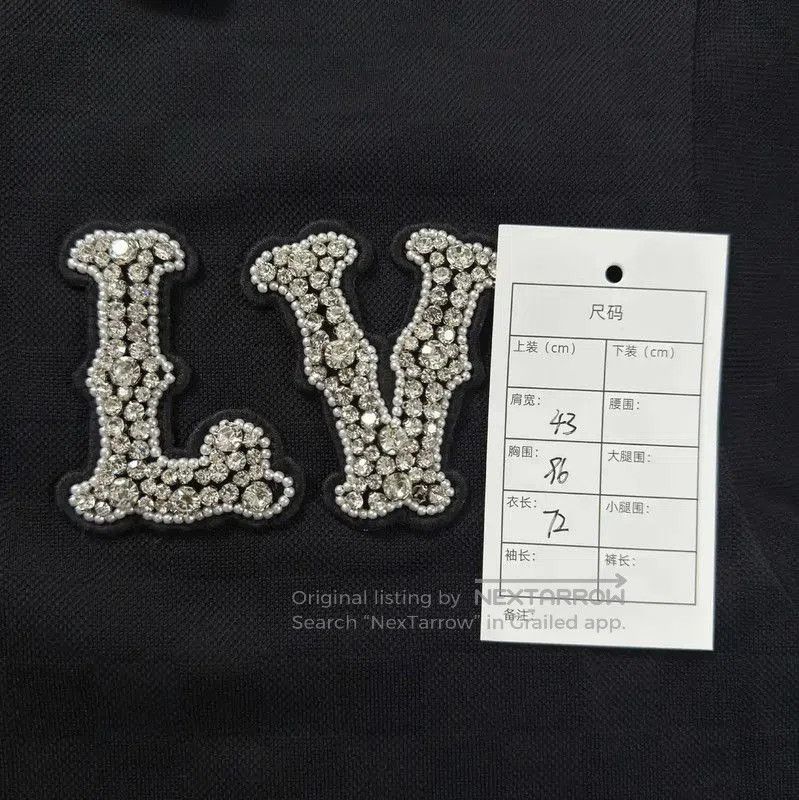 Louis Vuitton Louis Vuitton Black Cotton Men's Polo Shirt . Size US M / EU 48-50 / 2 - 5 Thumbnail
