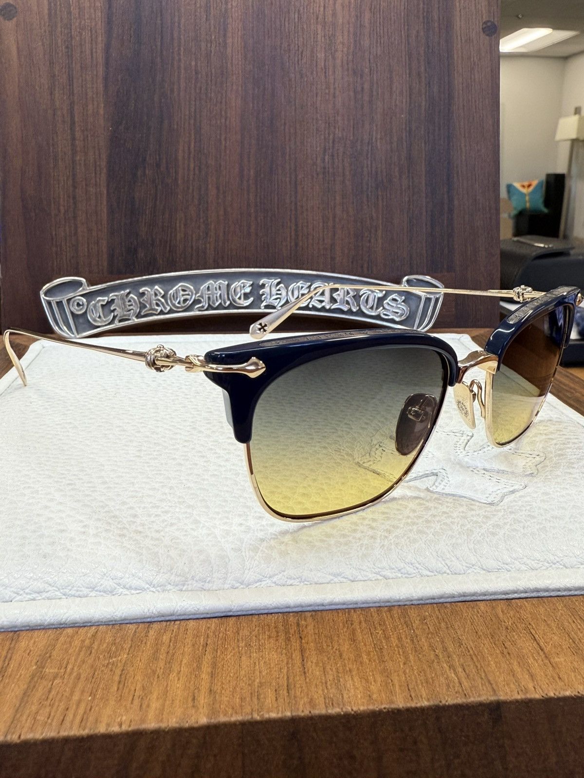 Chrome Hearts Chrome Hearts Sluntradiction Sunglasses Size ONE SIZE - 2 Thumbnail