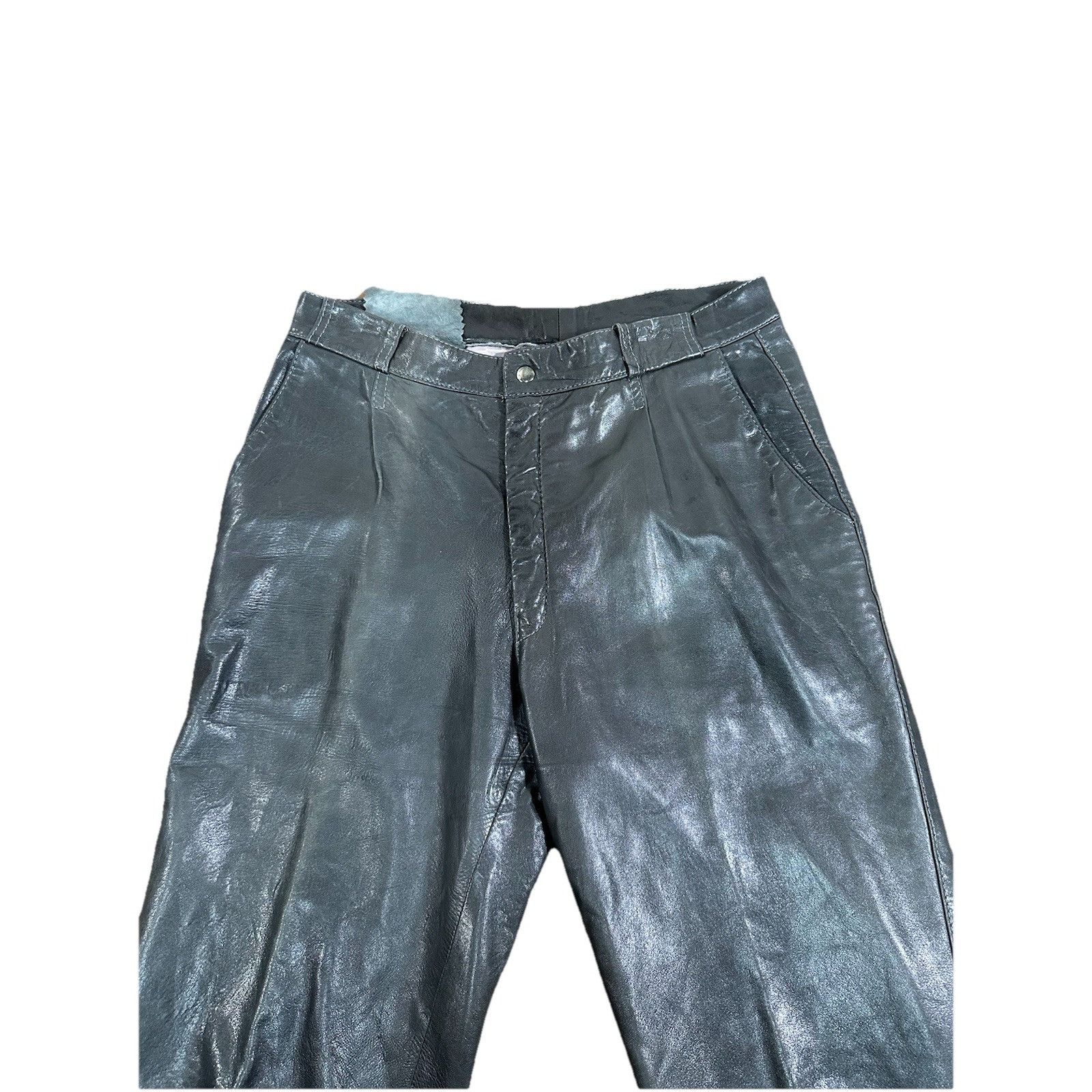 Vintage Vintage Bilermain Leather Pants Made In Canada Biker Motorcy Size US 32 / EU 48 - 2 Thumbnail