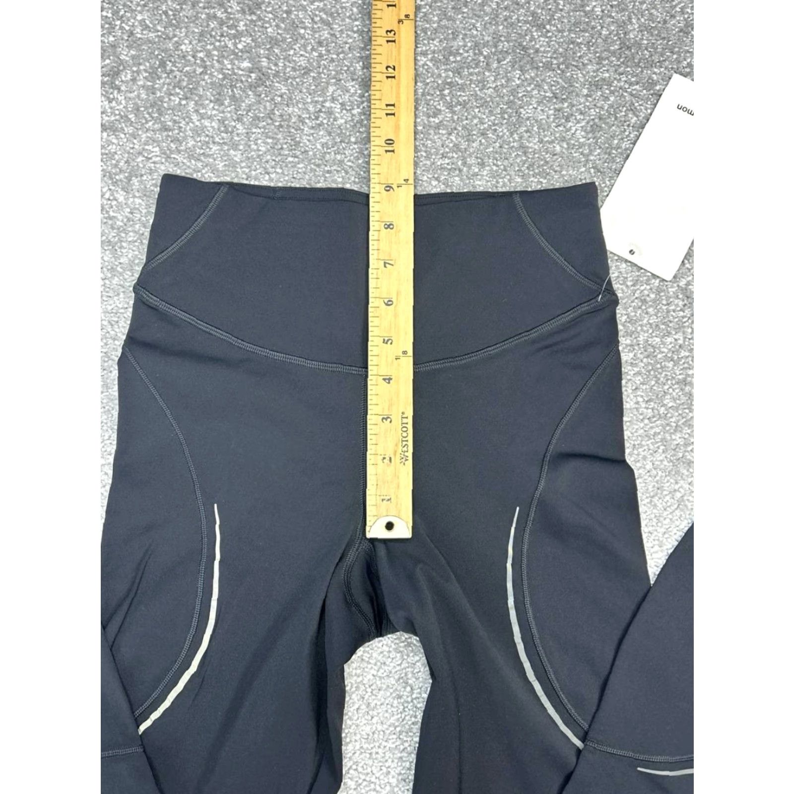 Lululemon Lululemon Base Pace HR Crop 23" Reflective Leggings Womens 4 Black New Size 27" / US 4 / IT 40 - 5 Thumbnail