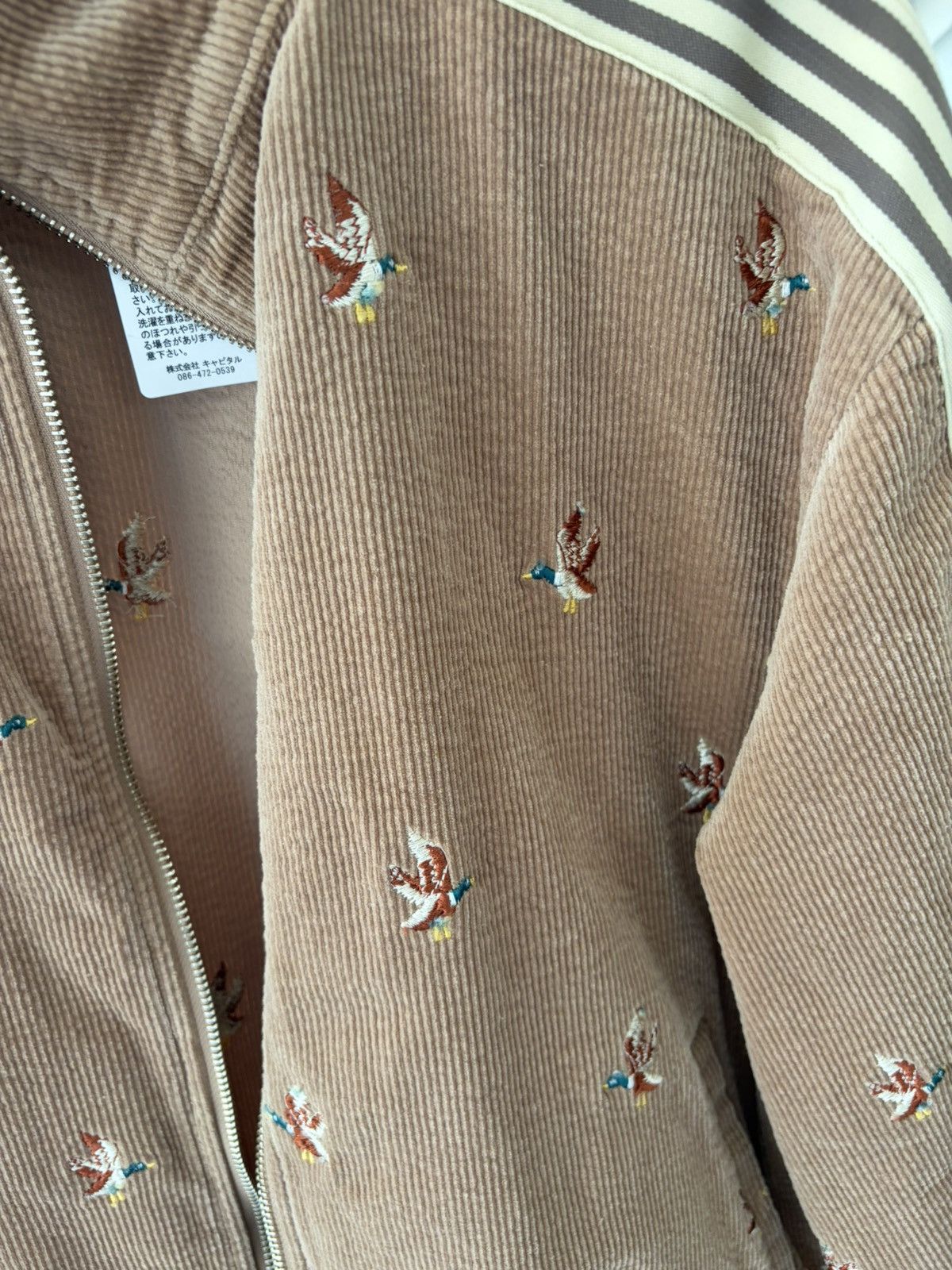 Kapital Sz M Corduroy Duck Track Jacket K2510LJ123