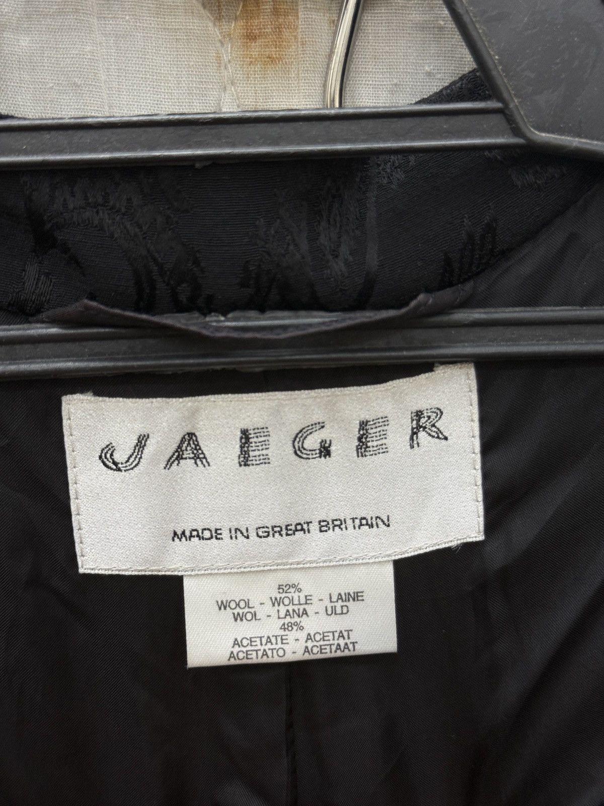 Jaeger 🔥🔥🔥ARCHIVE JAEGER BLACK PAISLEY JACKET Size M / US 6-8 / IT 42-44 - 8 Thumbnail
