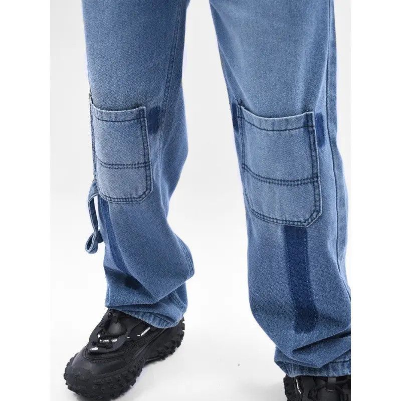 Japanese Brand × Jean Retro loose high street pocket jeans Size US 32 / EU 48 - 2 Thumbnail
